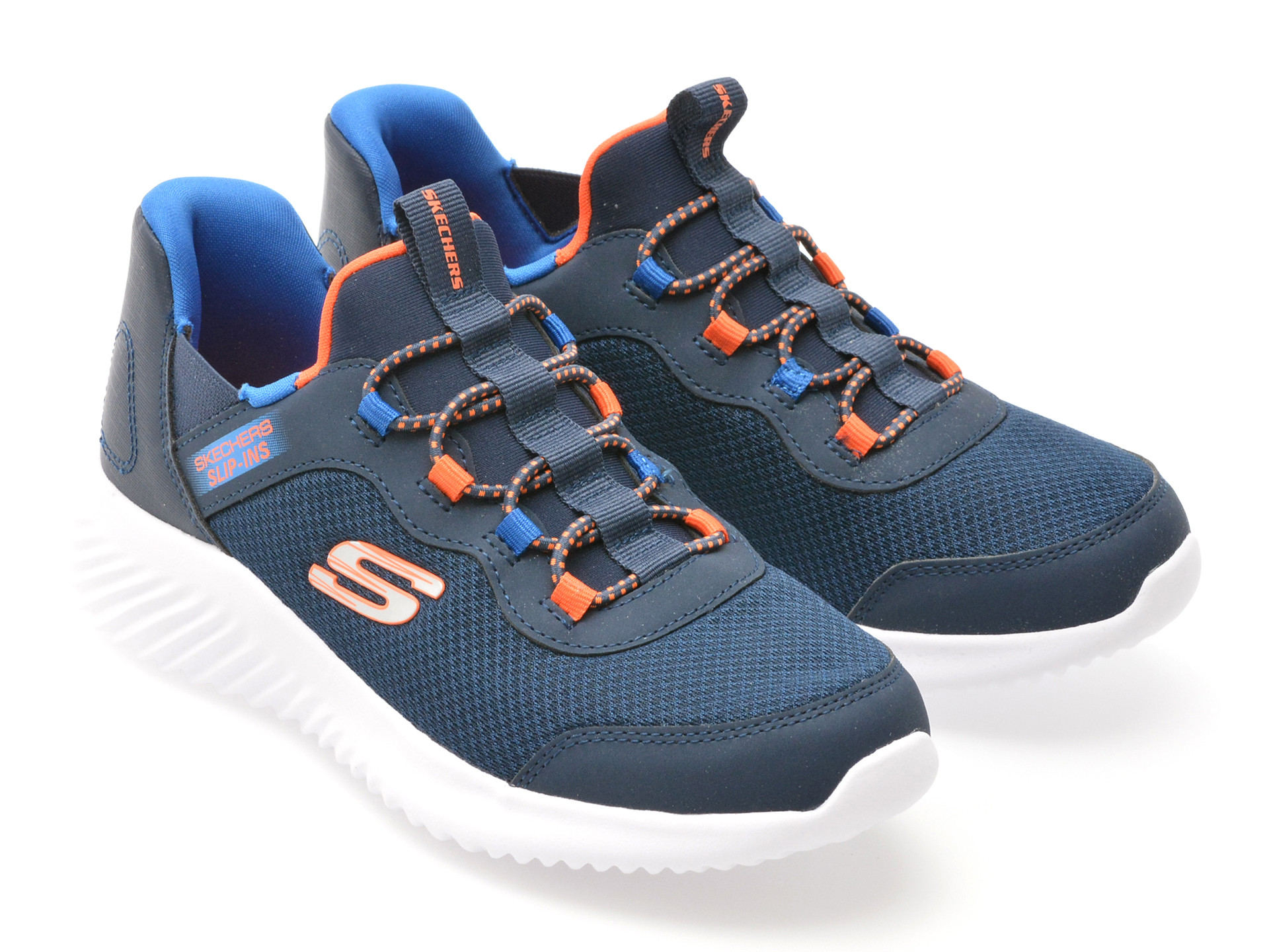 Pantofi sport SKECHERS bleumarin, BOUNDER, din material textil