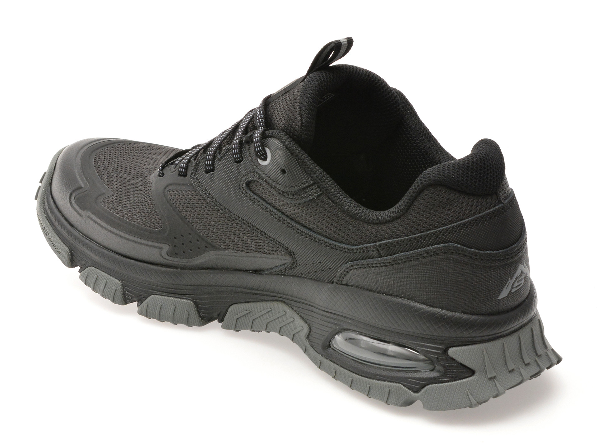 Pantofi sport SKECHERS negri, SKECH-AIR ENVOY, din material textil