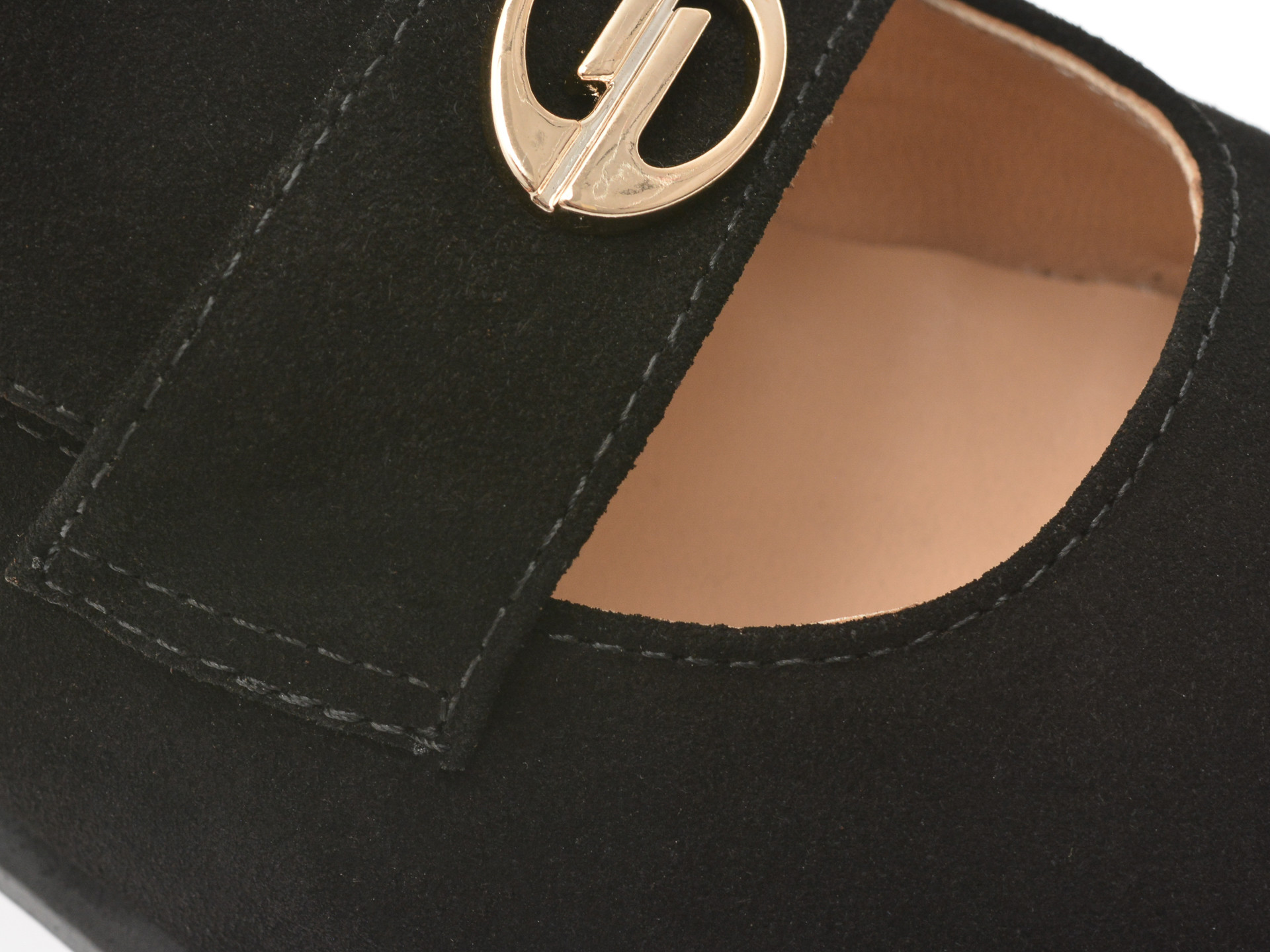 Pantofi EPICA negri, 1932412, din piele intoarsa