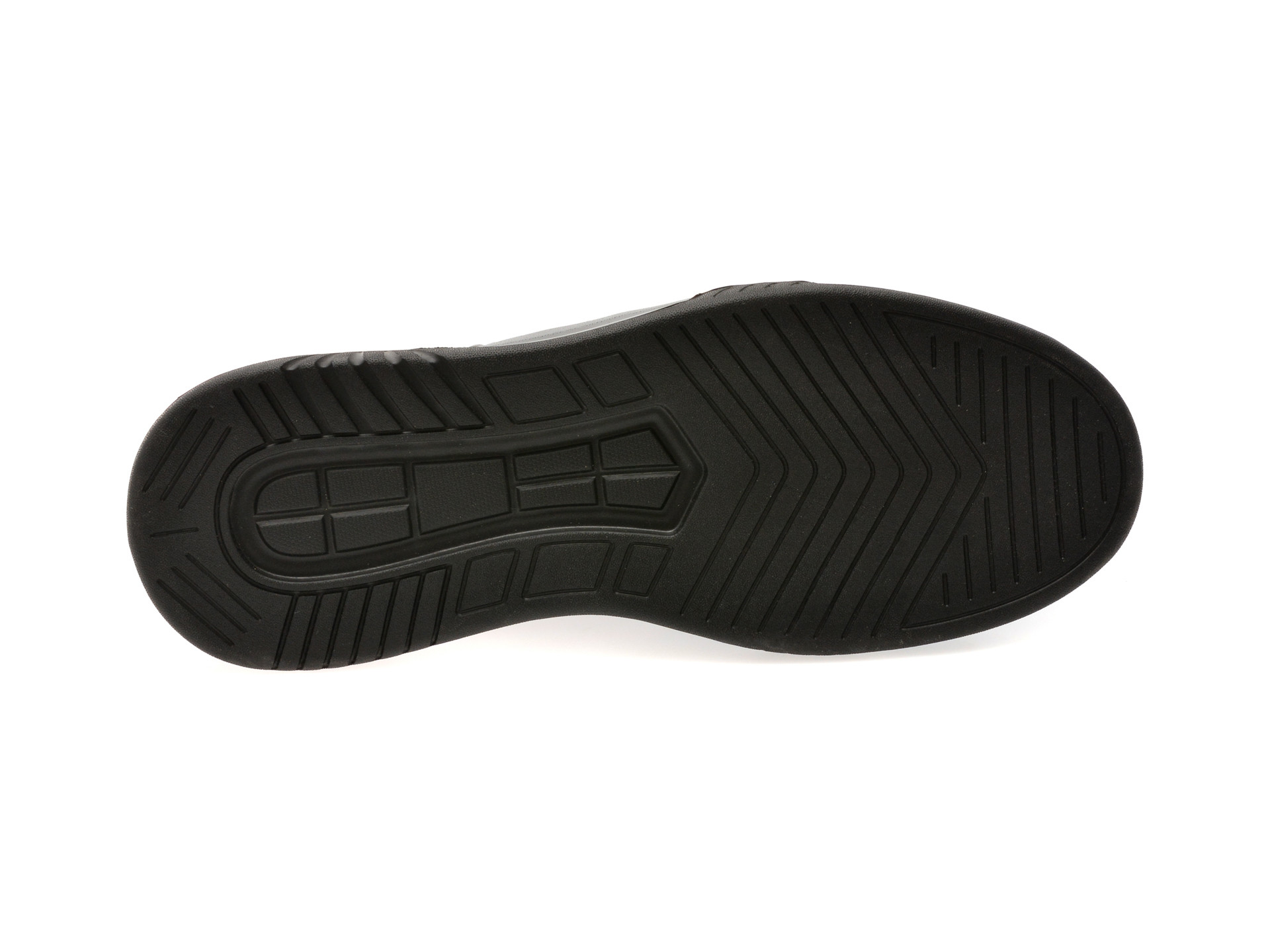 Pantofi sport OTTER negri, 1374, din piele naturala