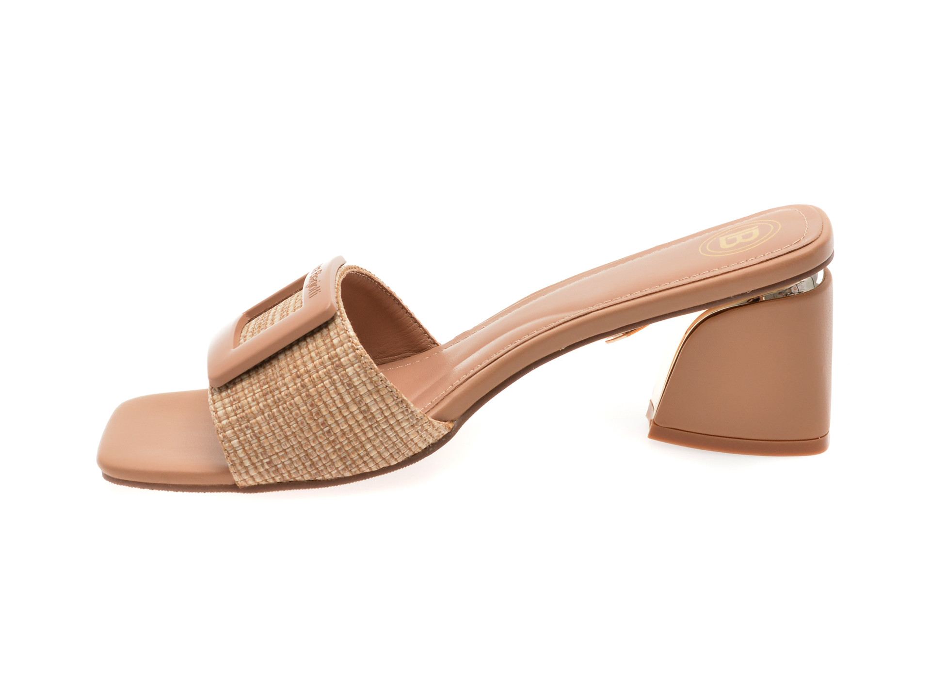 Papuci LAURA BIAGIOTTI maro, 9035, din material textil