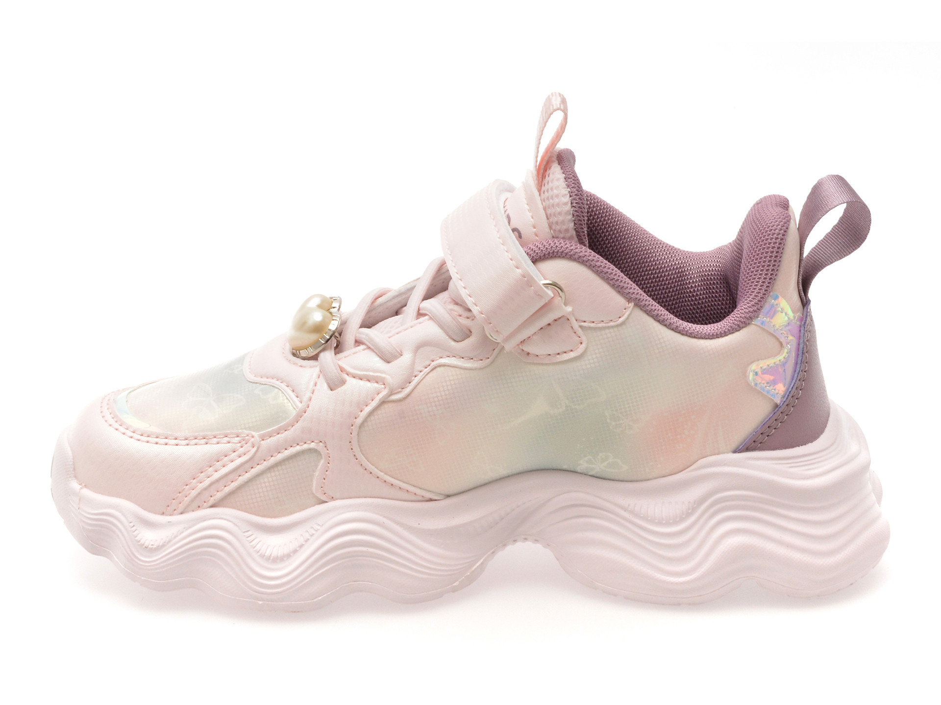 Pantofi sport SELECTION KIDS roz, 1003, din piele ecologica