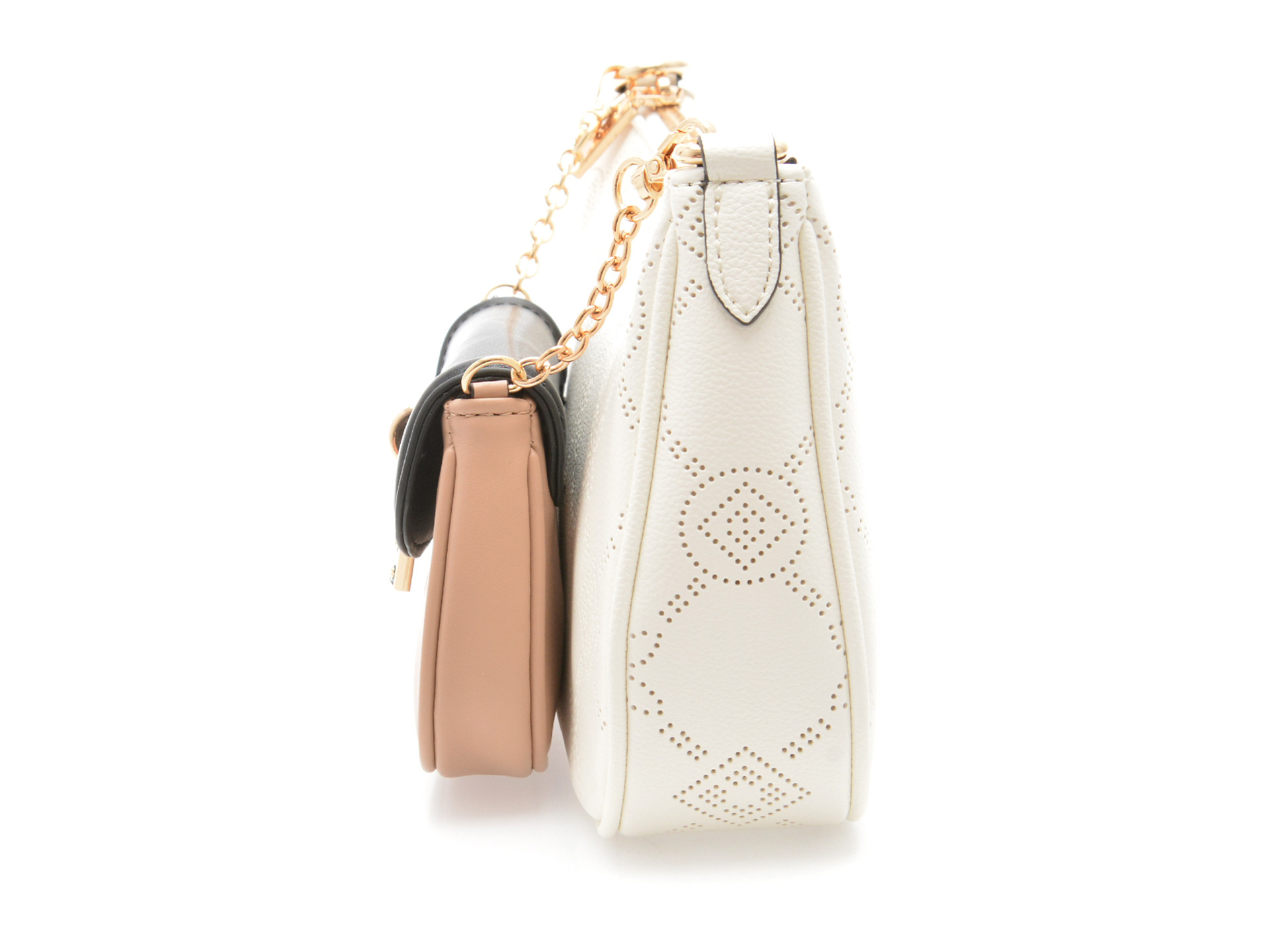 Geanta ALDO alba, AMIDA 168, din piele ecologica