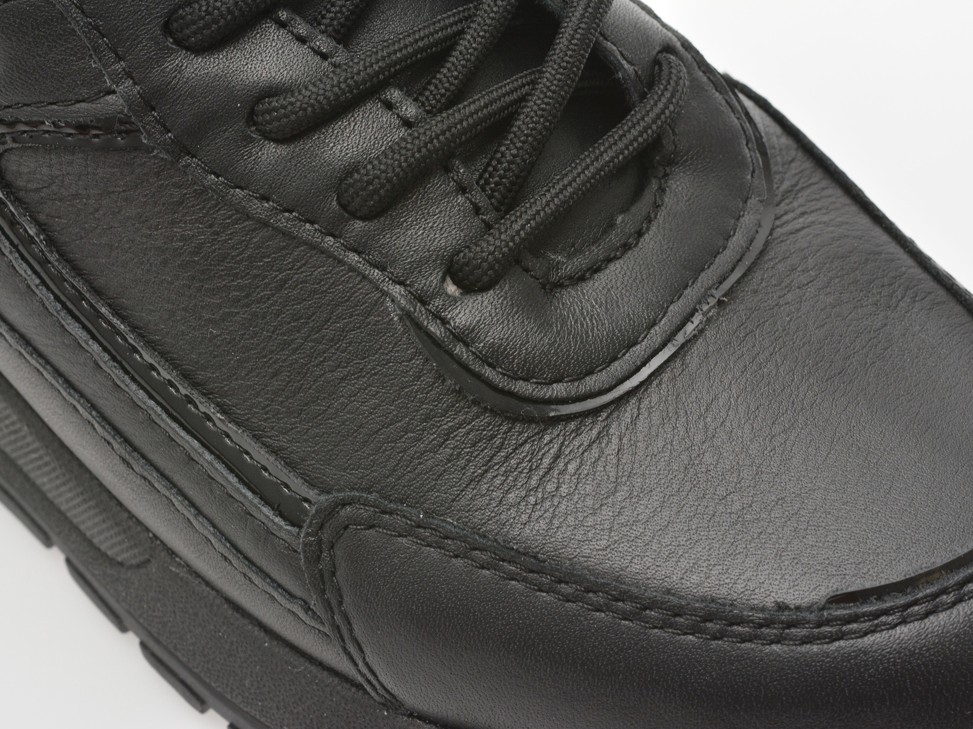 Pantofi sport geox negri d563lb din piele naturala