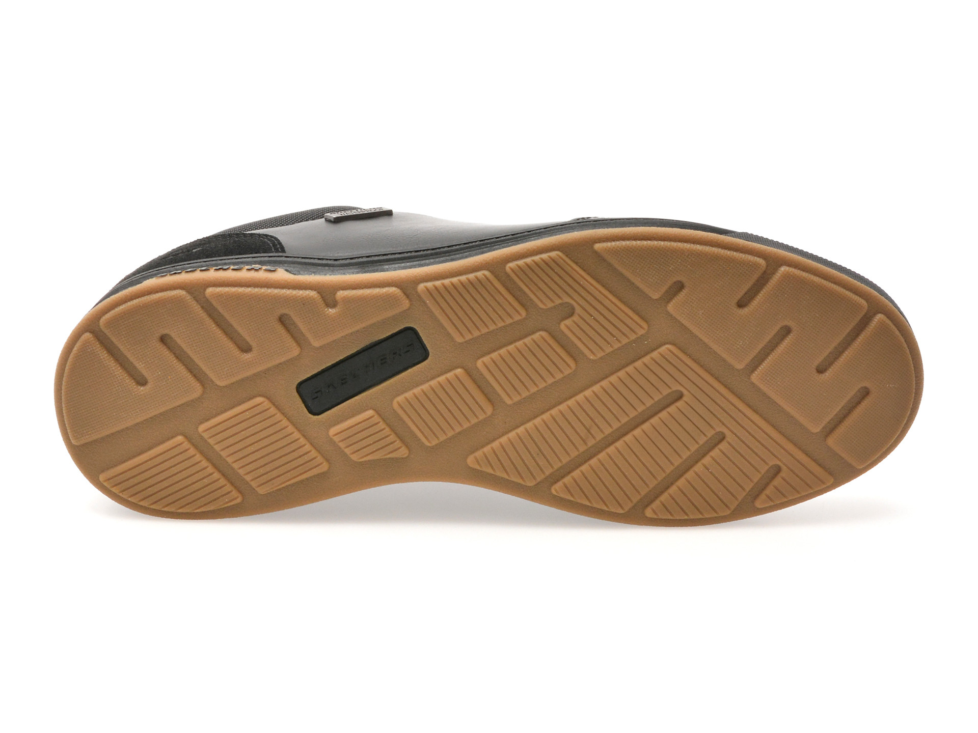 Pantofi sport SKECHERS negri, CAVELL, din piele ecologica