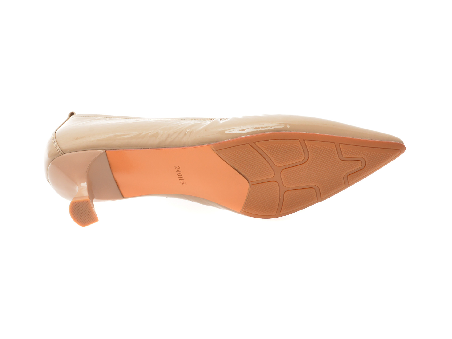 Pantofi eleganti EPICA gri, D76363, din piele naturala lacuita