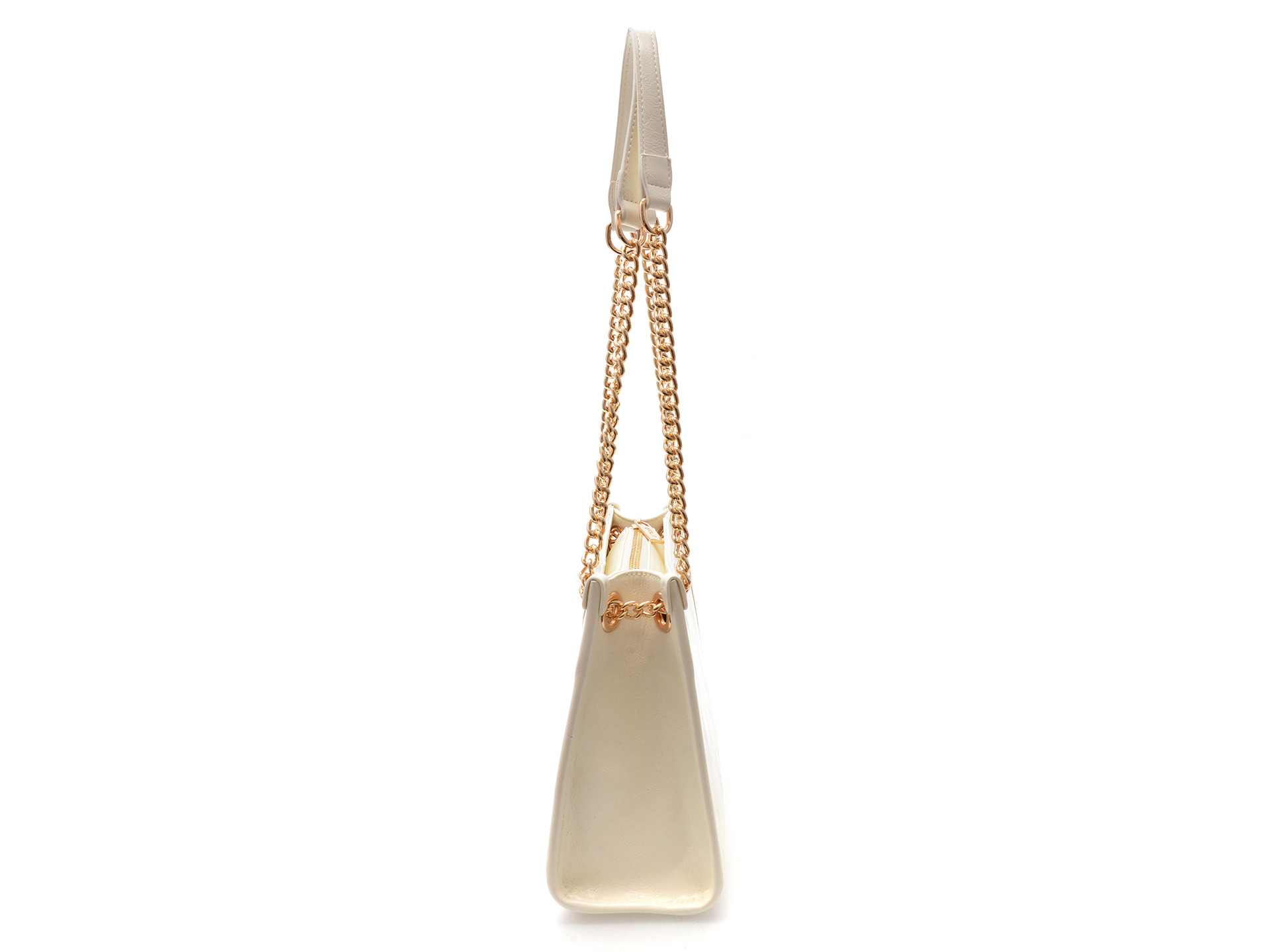 Geanta EPICA alba, 2667, din piele ecologica