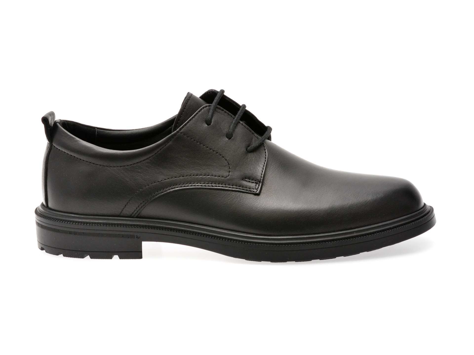 Pantofi eleganti OTTER negri, A60, din piele naturala