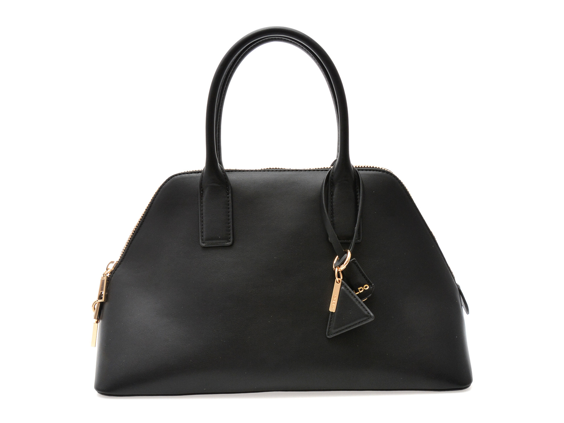 Geanta ALDO neagra, MALAKAI 001, din piele ecologica