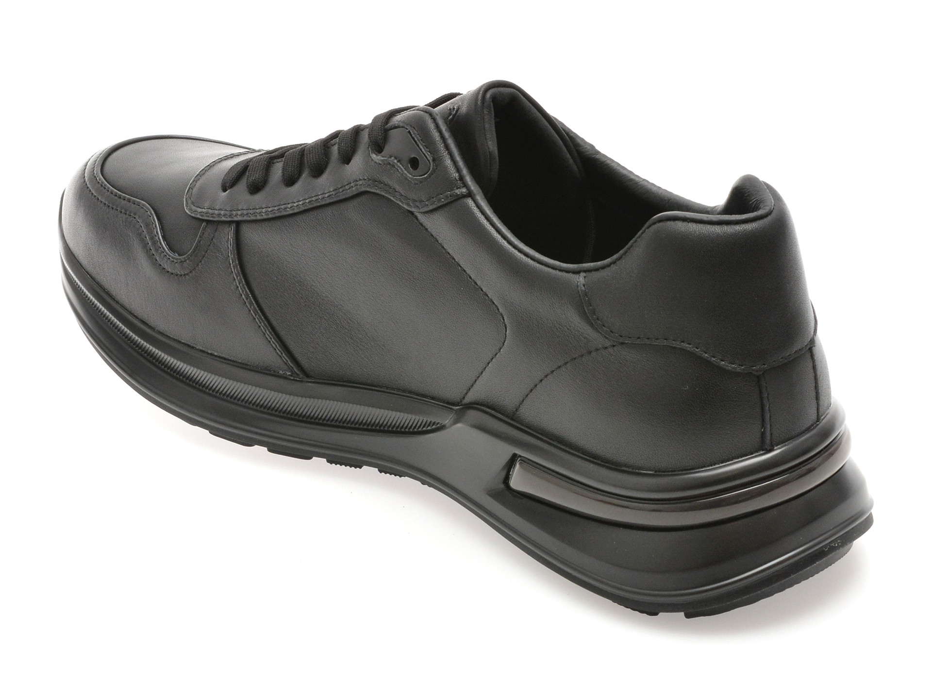 Pantofi sport EPICA negri, 56261, din piele naturala