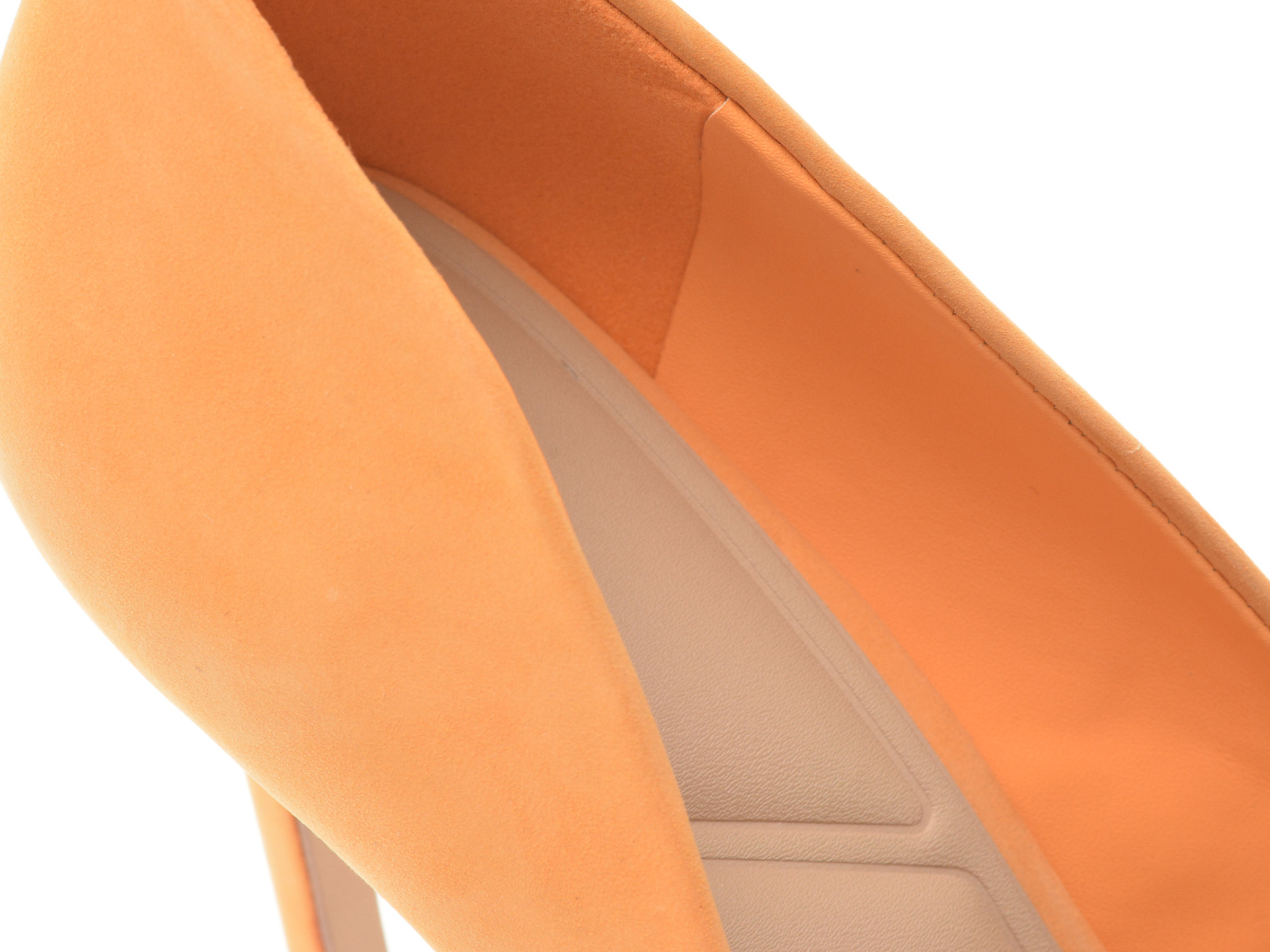 Pantofi eleganti ALDO portocalii, STESSY 2.0, din nabuc