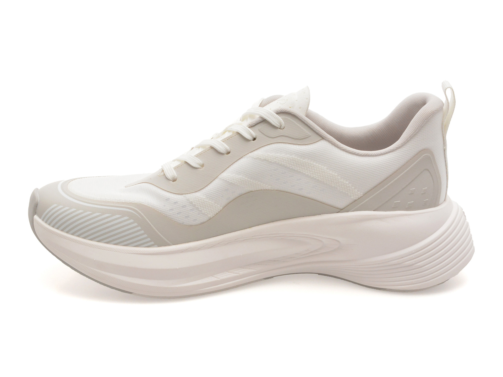 Pantofi sport ALDO albi, PILLOW STEP 100, din material textil
