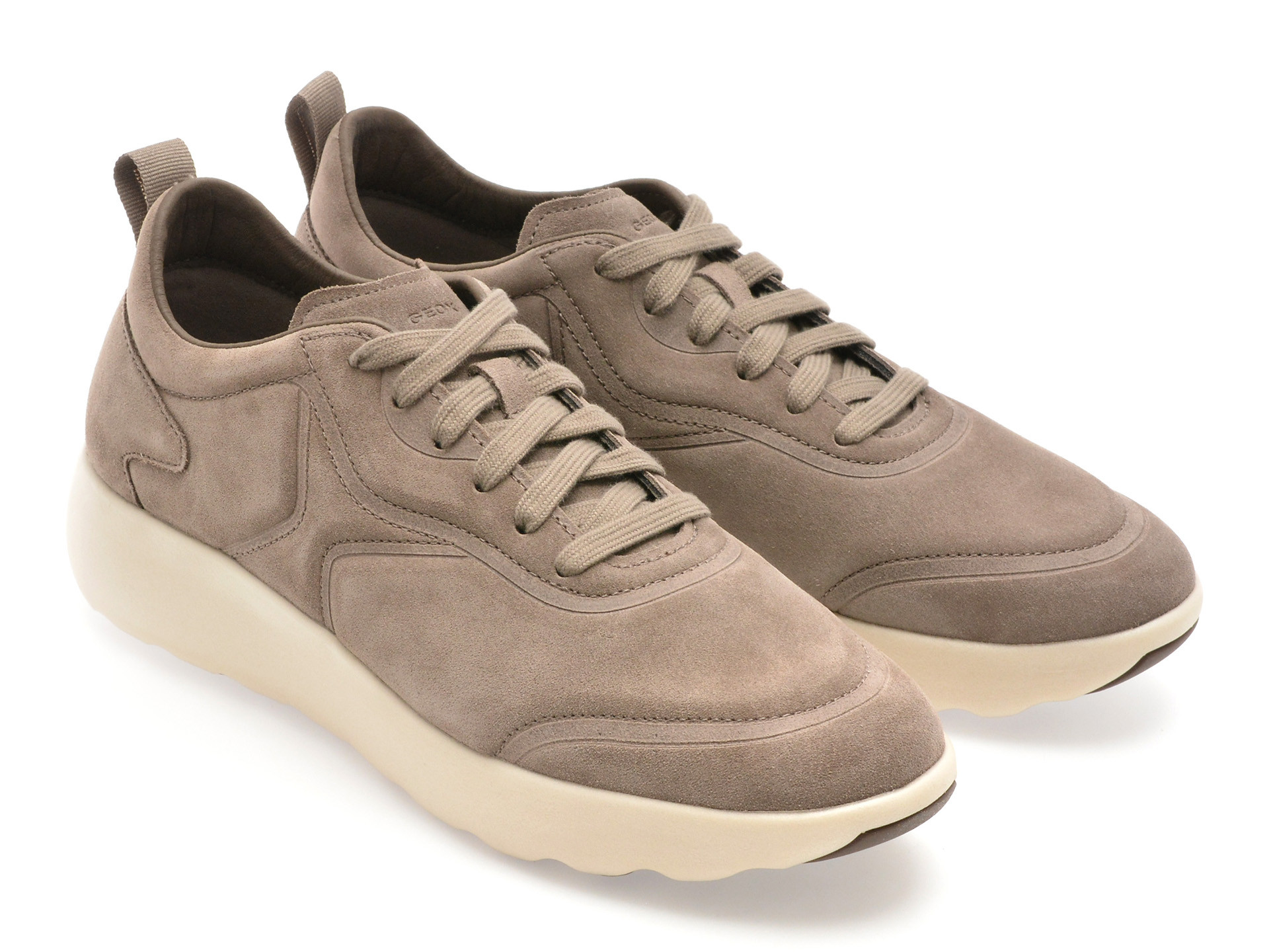 Pantofi sport GEOX gri, U46LFA, din piele intoarsa