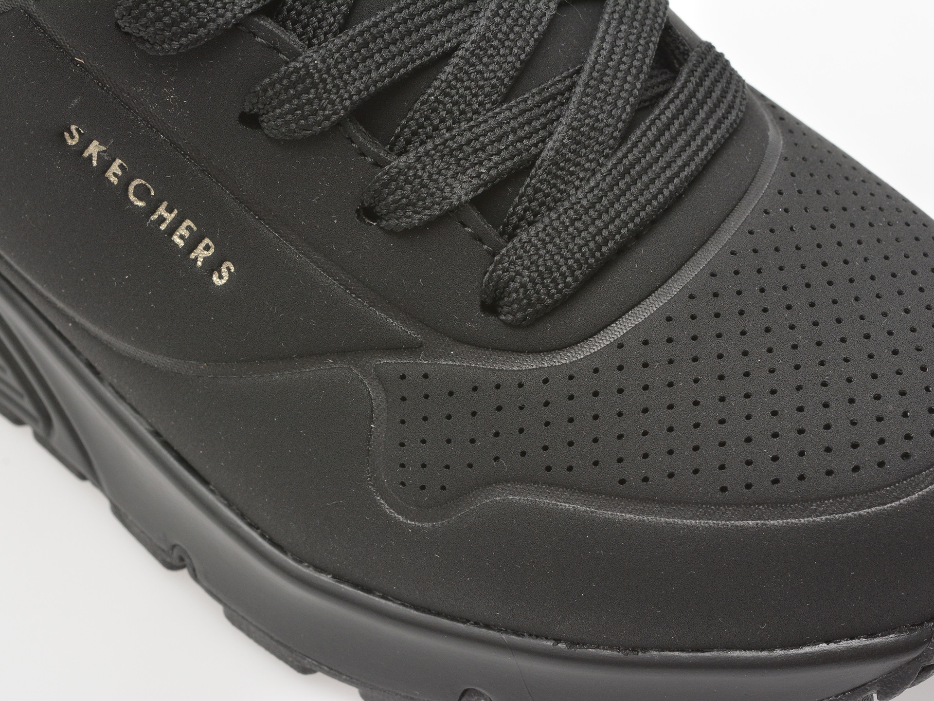 Pantofi sport SKECHERS negri, UNO GEN1, din piele ecologica