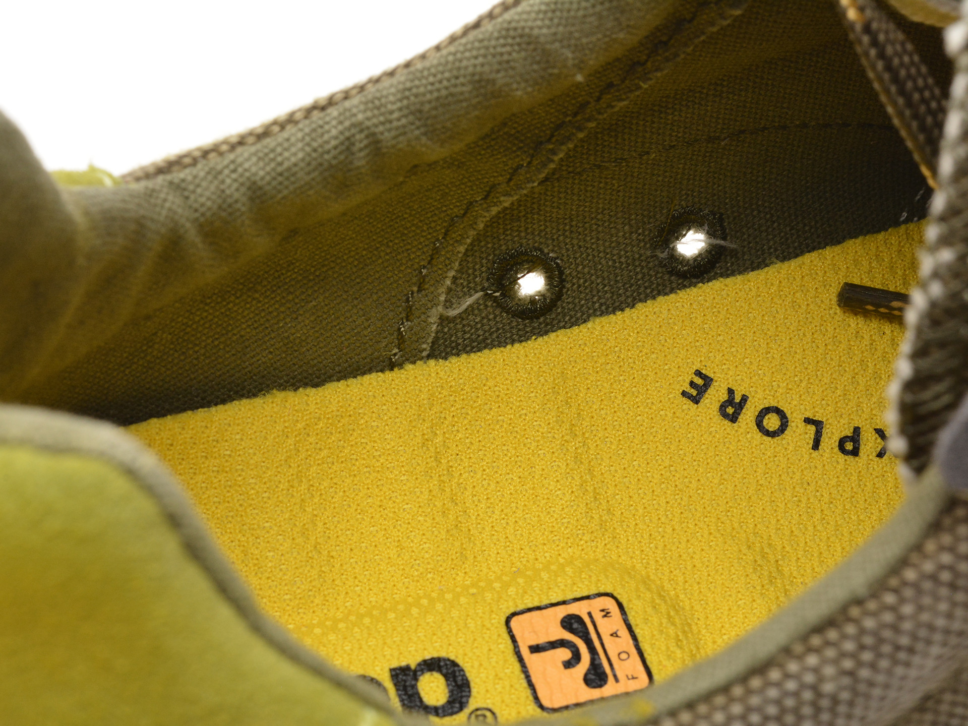 Pantofi sport JEEP kaki, M51004A, din material textil