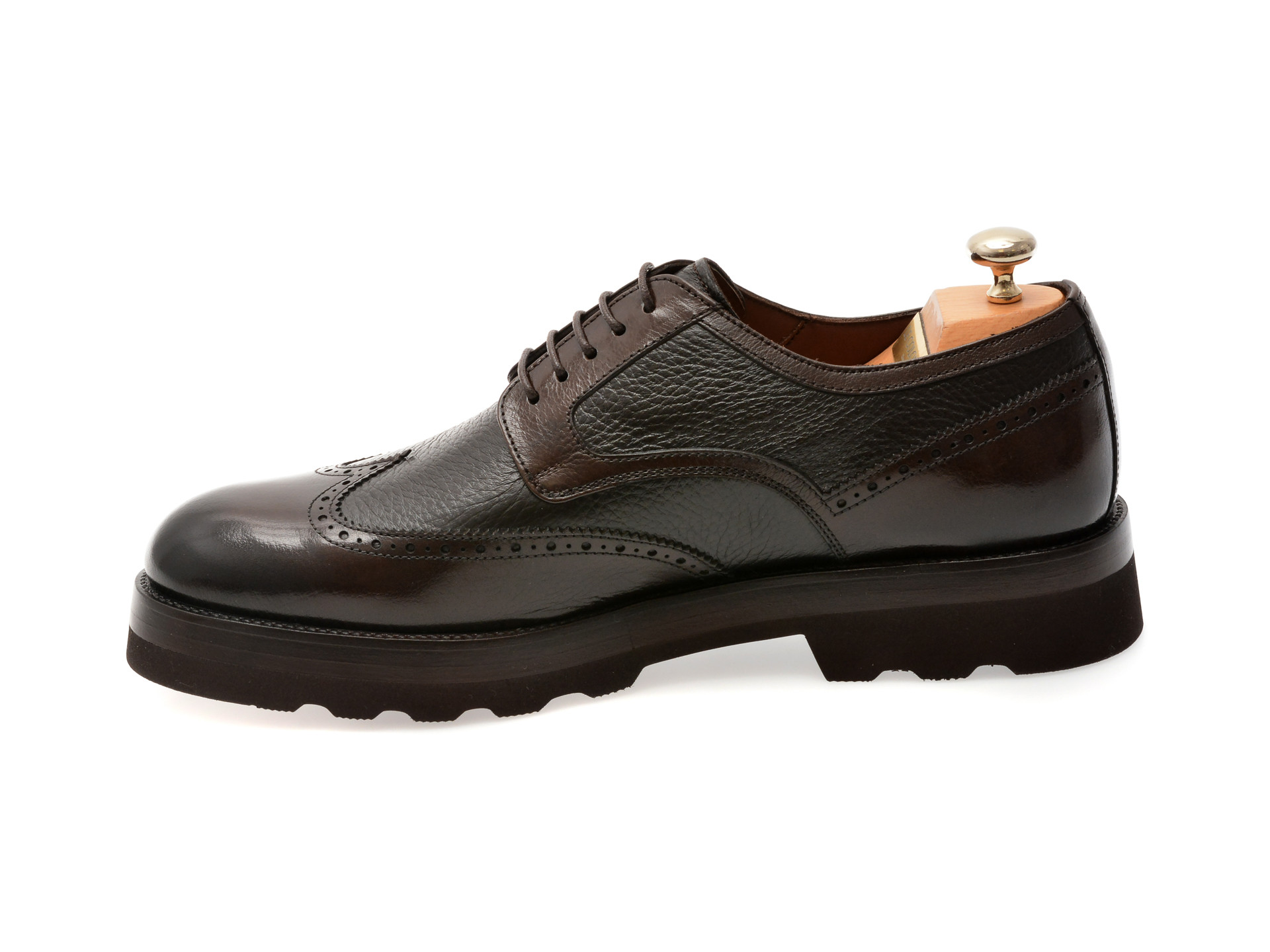 Pantofi eleganti LE COLONEL maro, 49115, din piele naturala