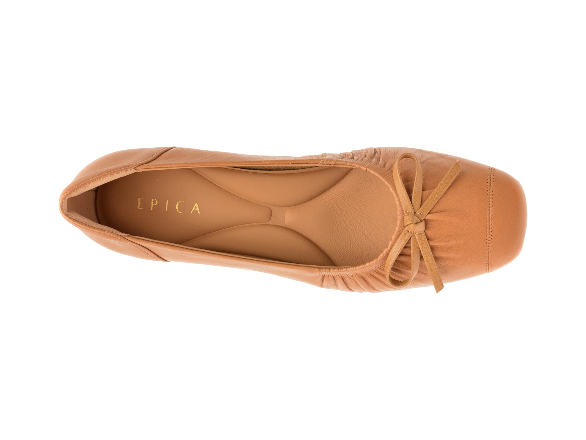 Balerini EPICA bej, 1D5598, din piele naturala