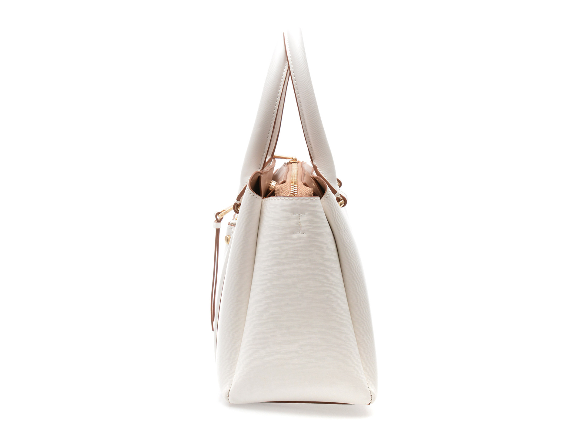 Geanta ALDO alba, KEDERASEAN 100, din piele ecologica