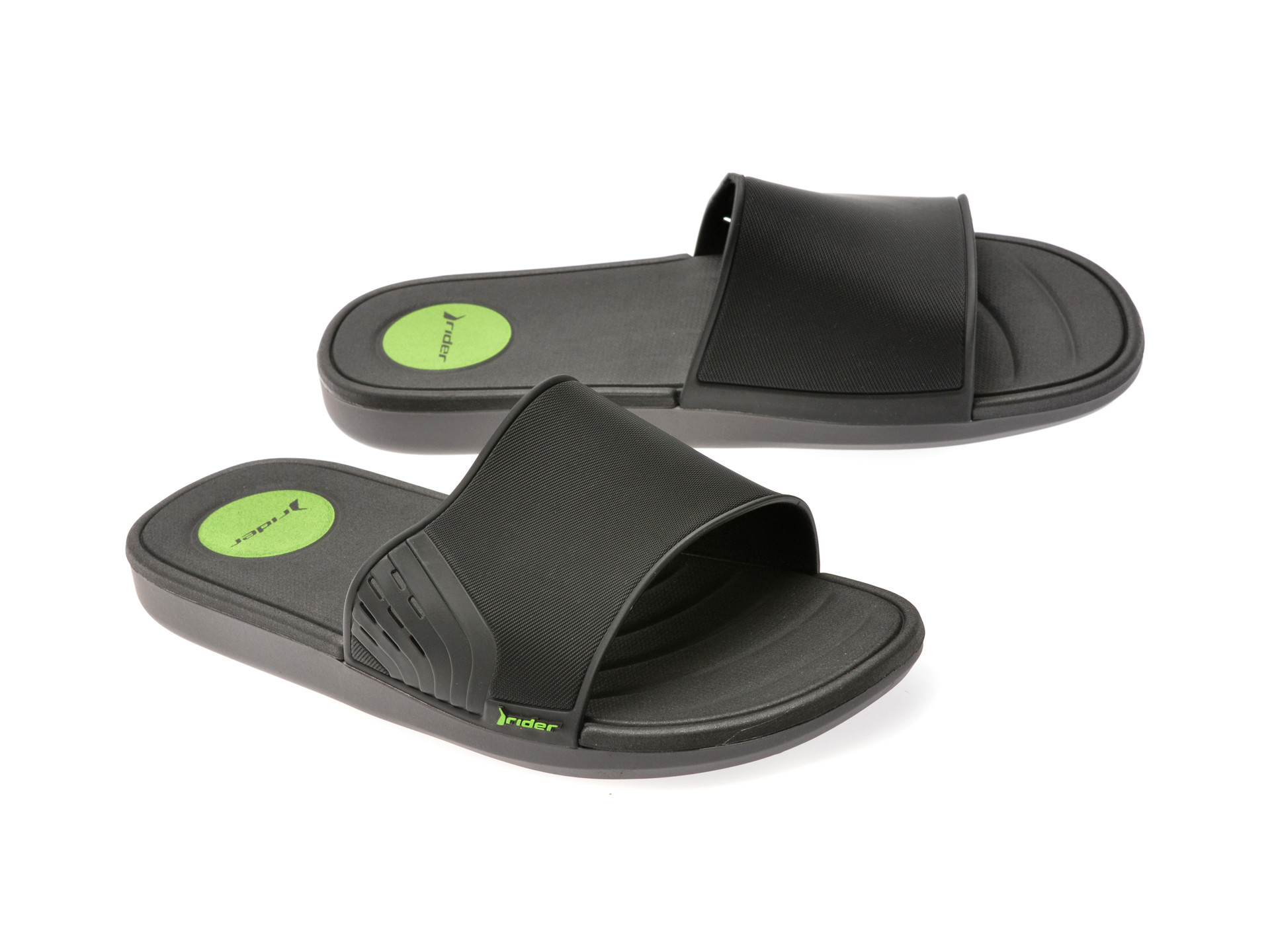 Papuci RIDER negri, 1239535, din pvc