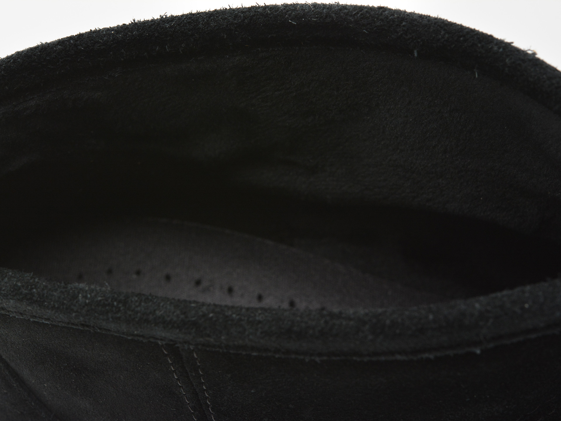 Ghete GEOX negre, D569AA, din piele intoarsa