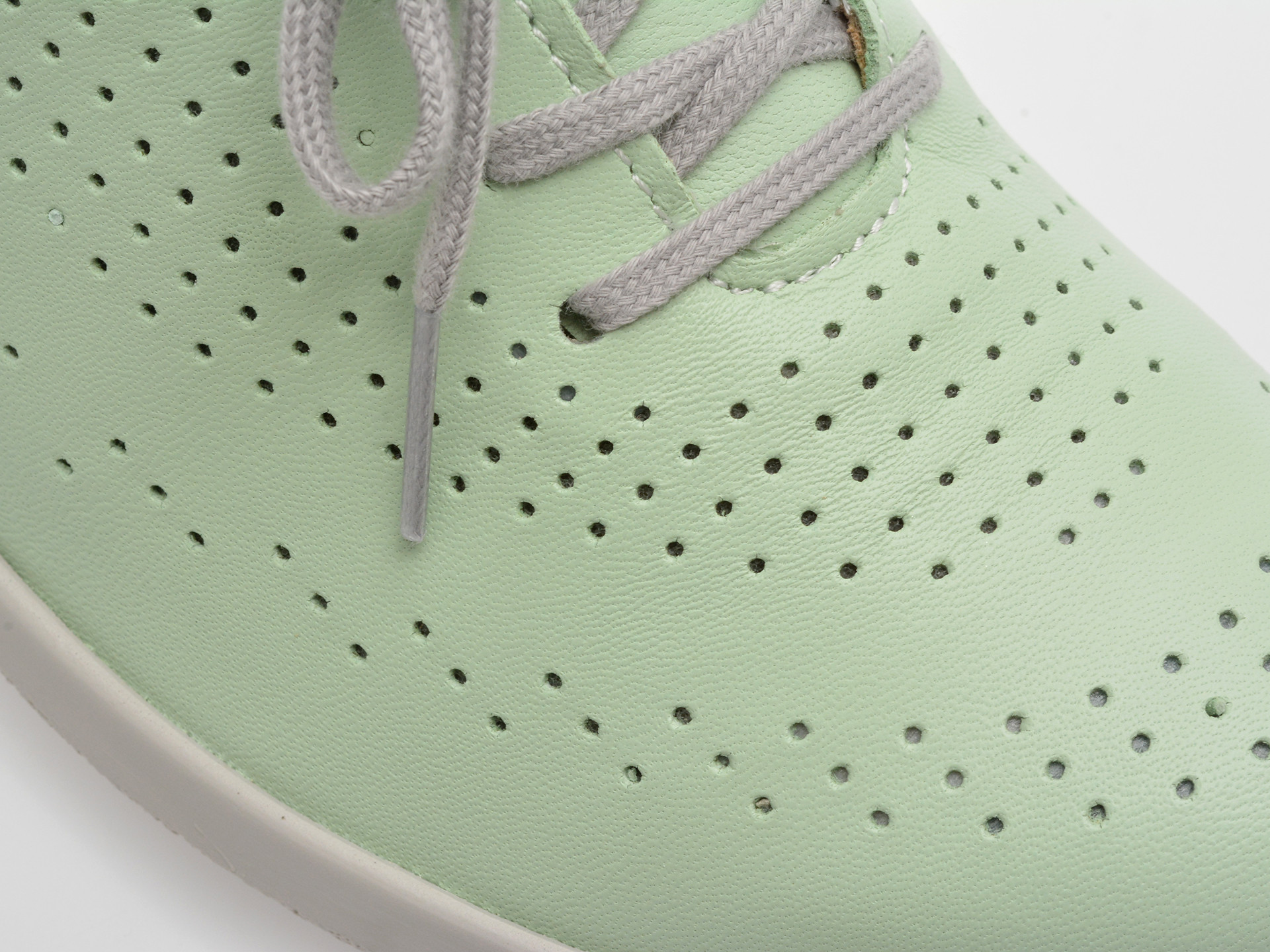 Pantofi SUAVE verzi, OXFORD, din piele naturala