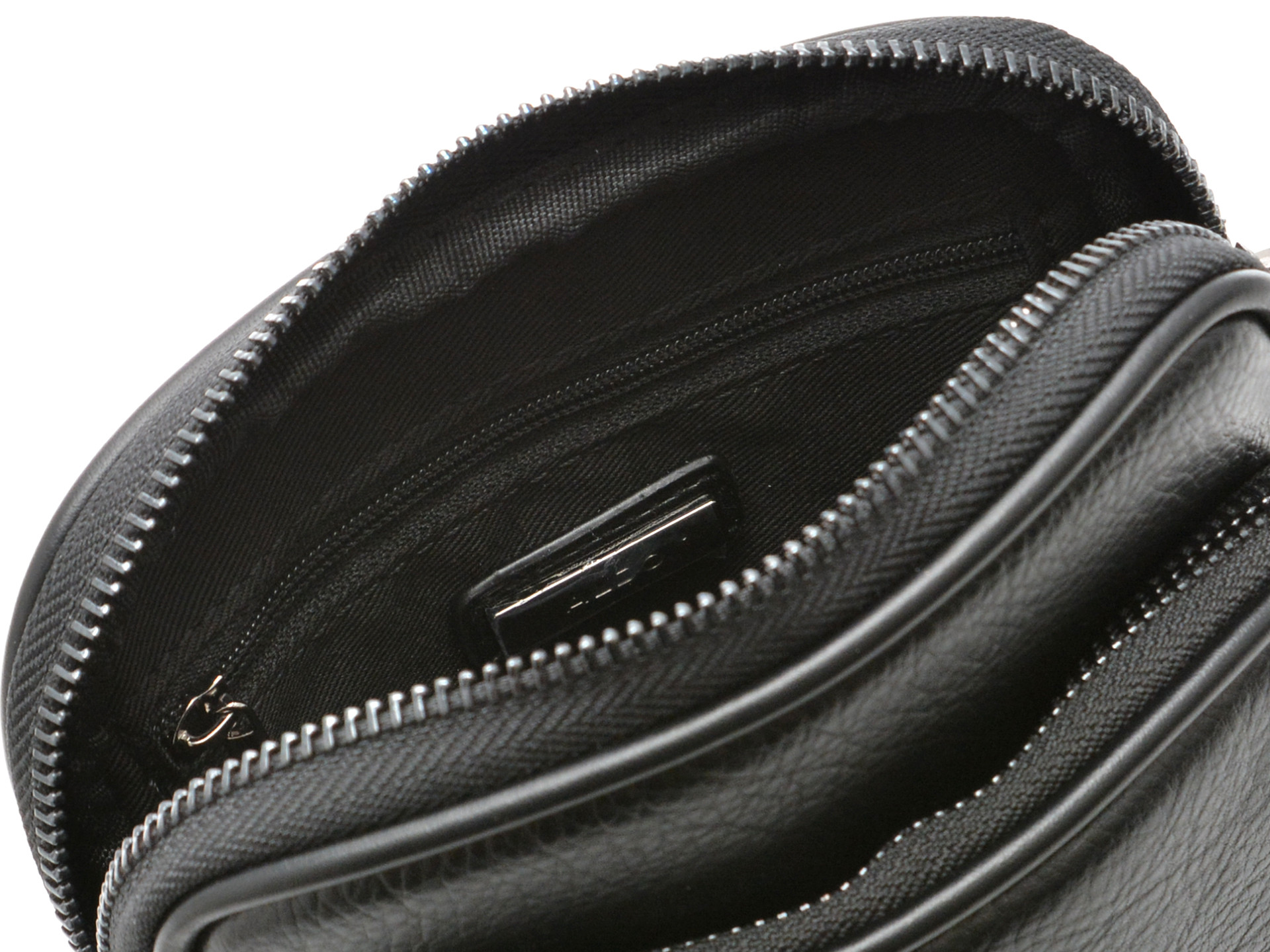 Borseta ALDO neagra, THOMPSO 009, din piele ecologica