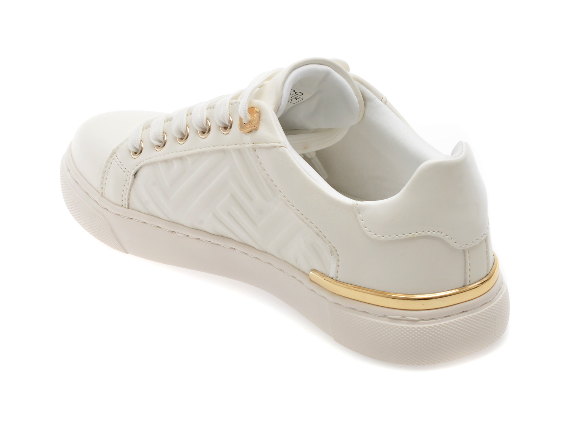 Pantofi sport ALDO albi, ICONISPEC 112, din piele ecologica