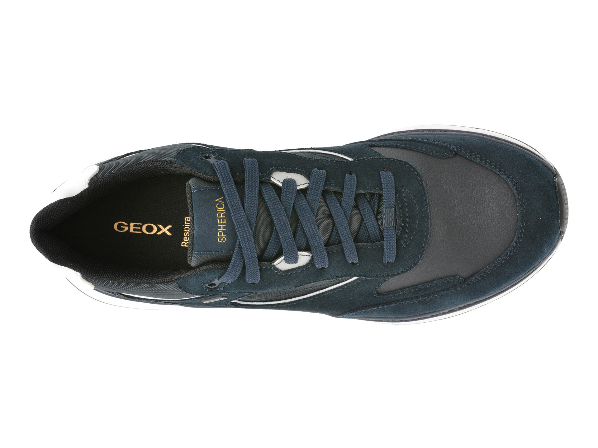 Pantofi sport GEOX bleumarin, U46HGA, din piele naturala