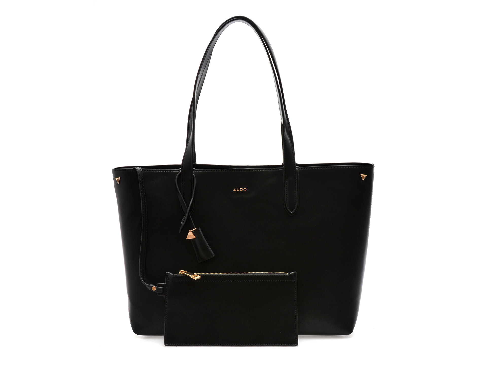 Geanta ALDO neagra, TAMMERA 001, din piele ecologica