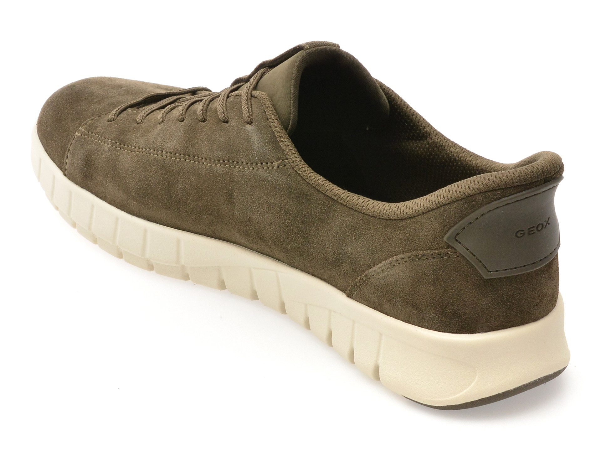 Pantofi sport GEOX kaki, U56MAA, din piele intoarsa