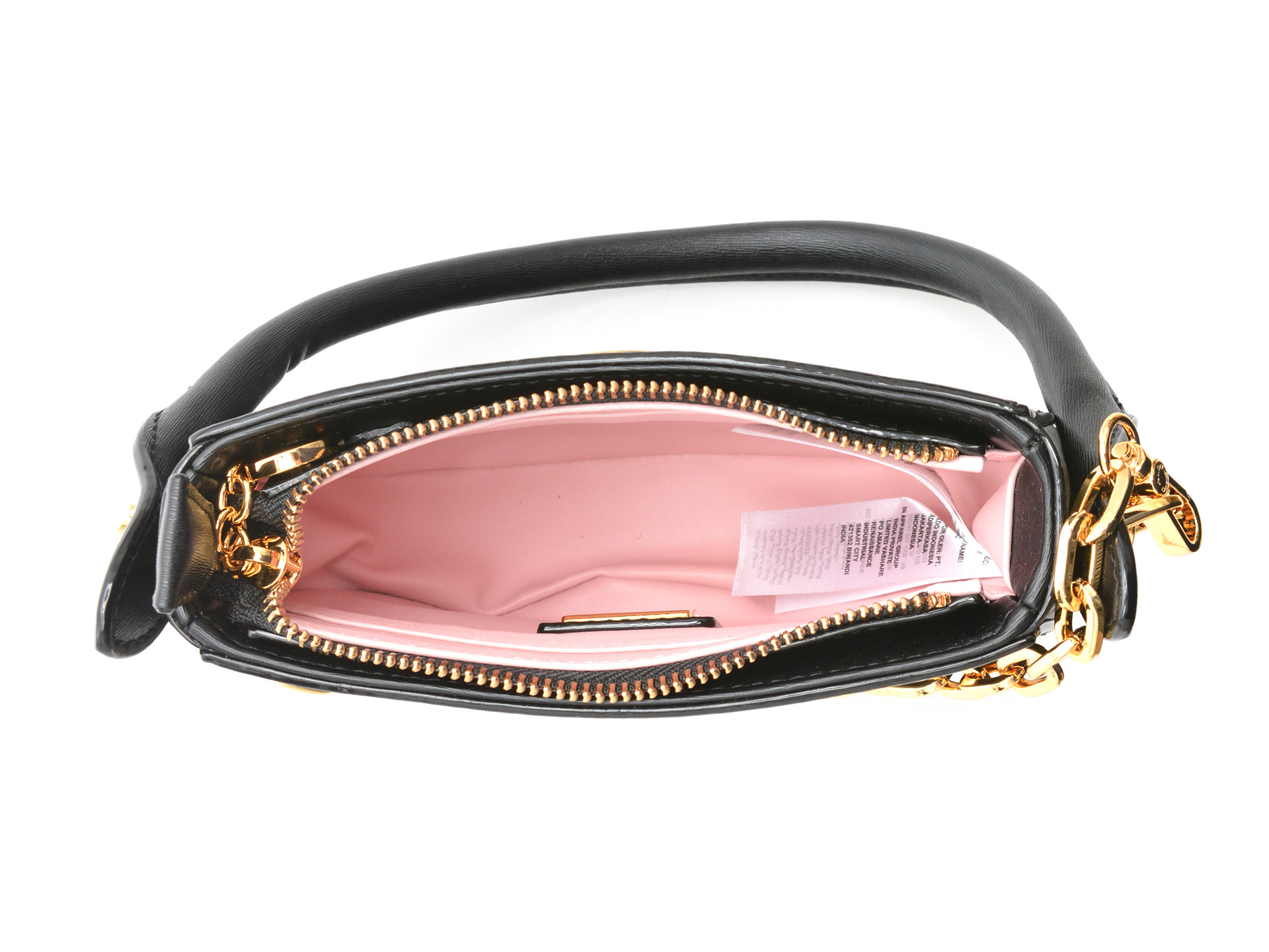 Geanta ALDO neagra, QUINNIE 001, din piele ecologica