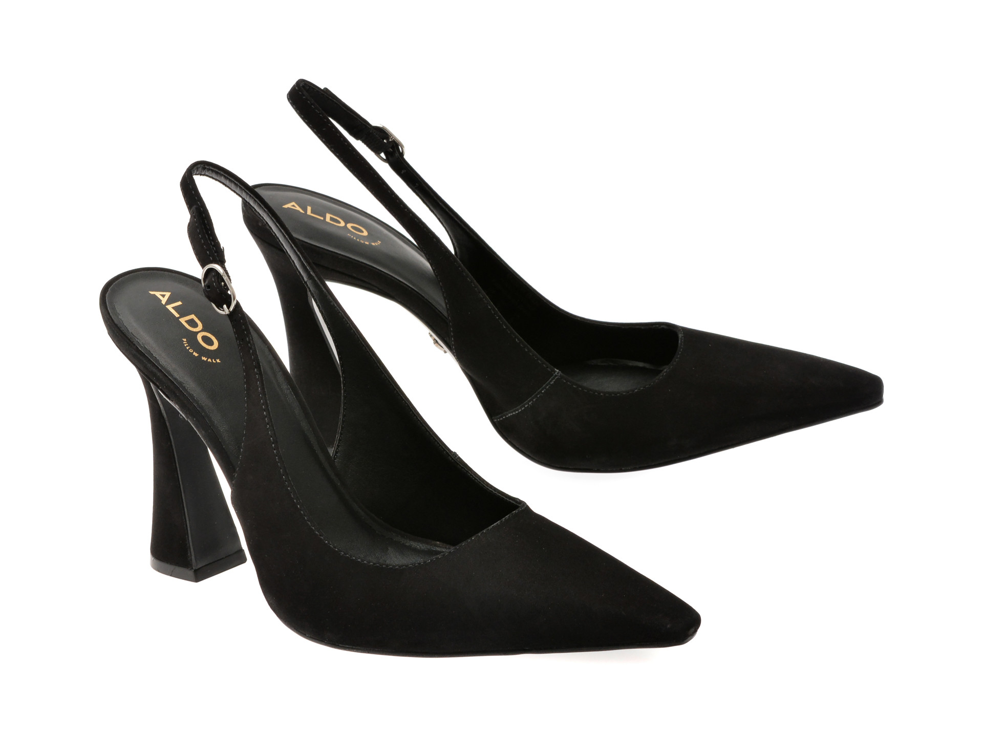 Pantofi eleganti ALDO negri, DAPHNEA 007, din piele intoarsa