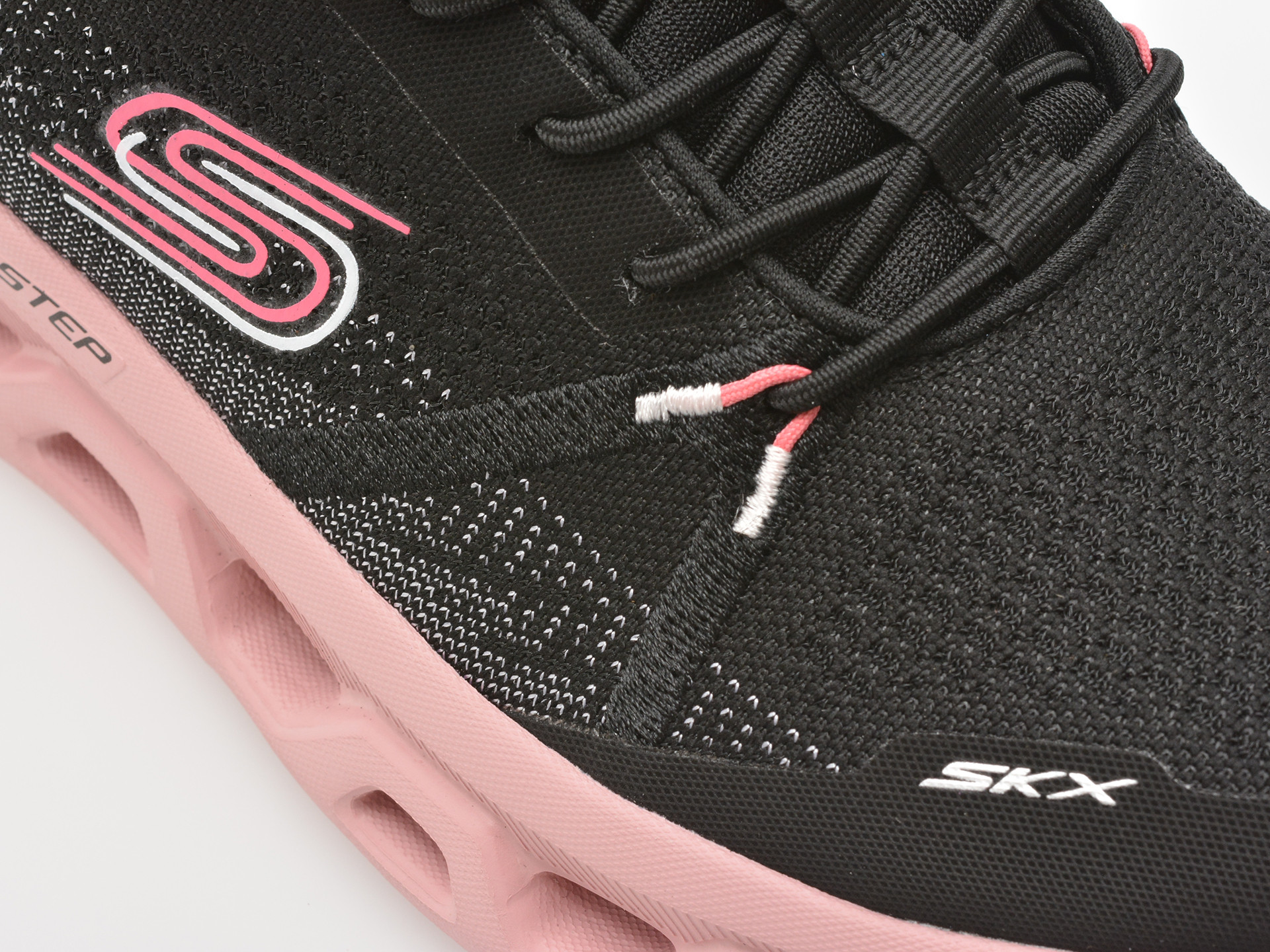 Pantofi sport SKECHERS negri, GLIDE-STEP ALTUS, din material textil