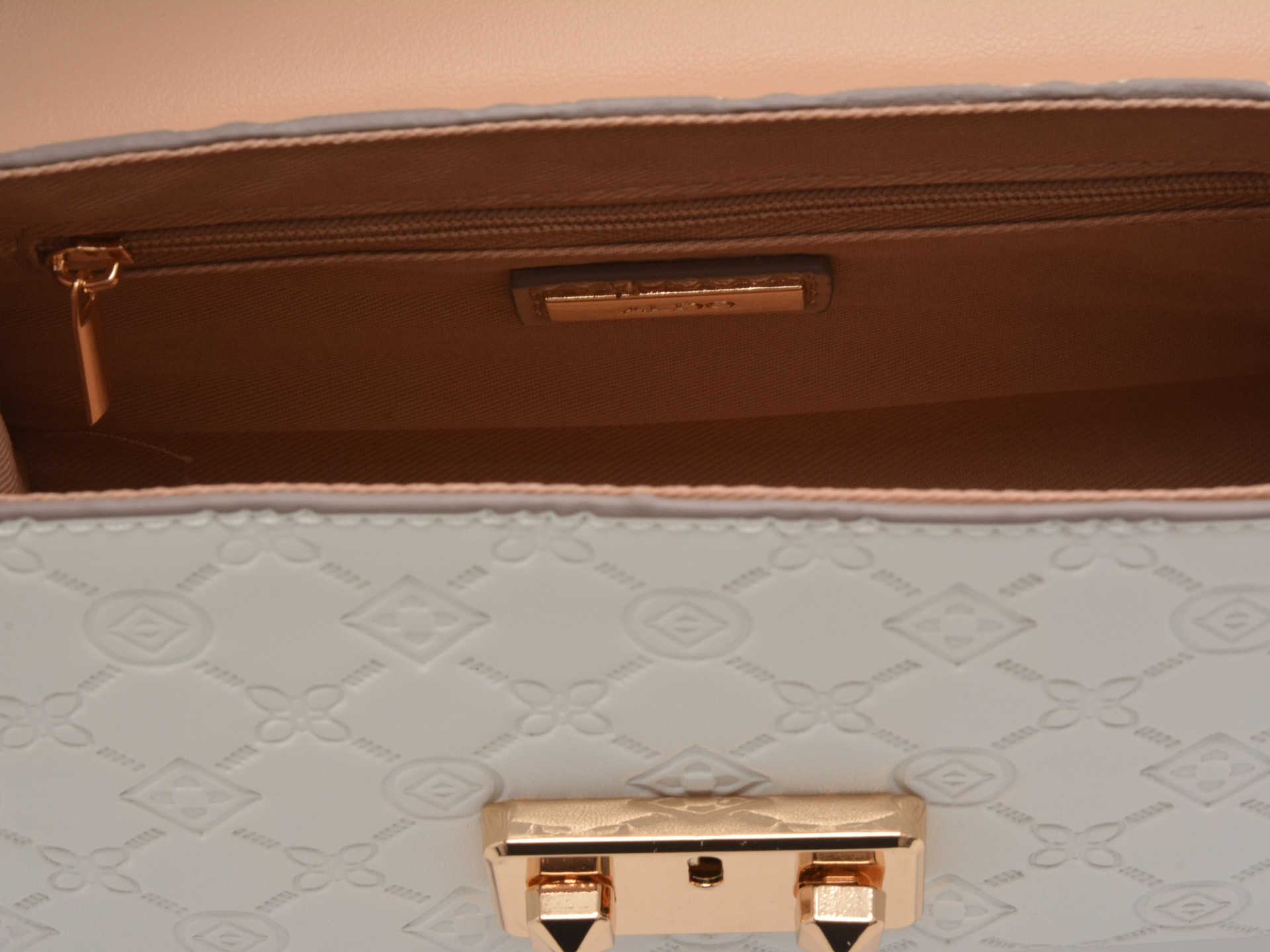 Geanta ALDO alba, CRELALLE 110, din piele ecologica