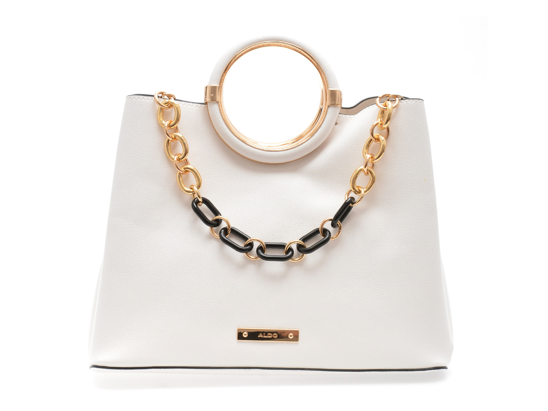 Geanta ALDO alba, DOVIE 260, din piele ecologica