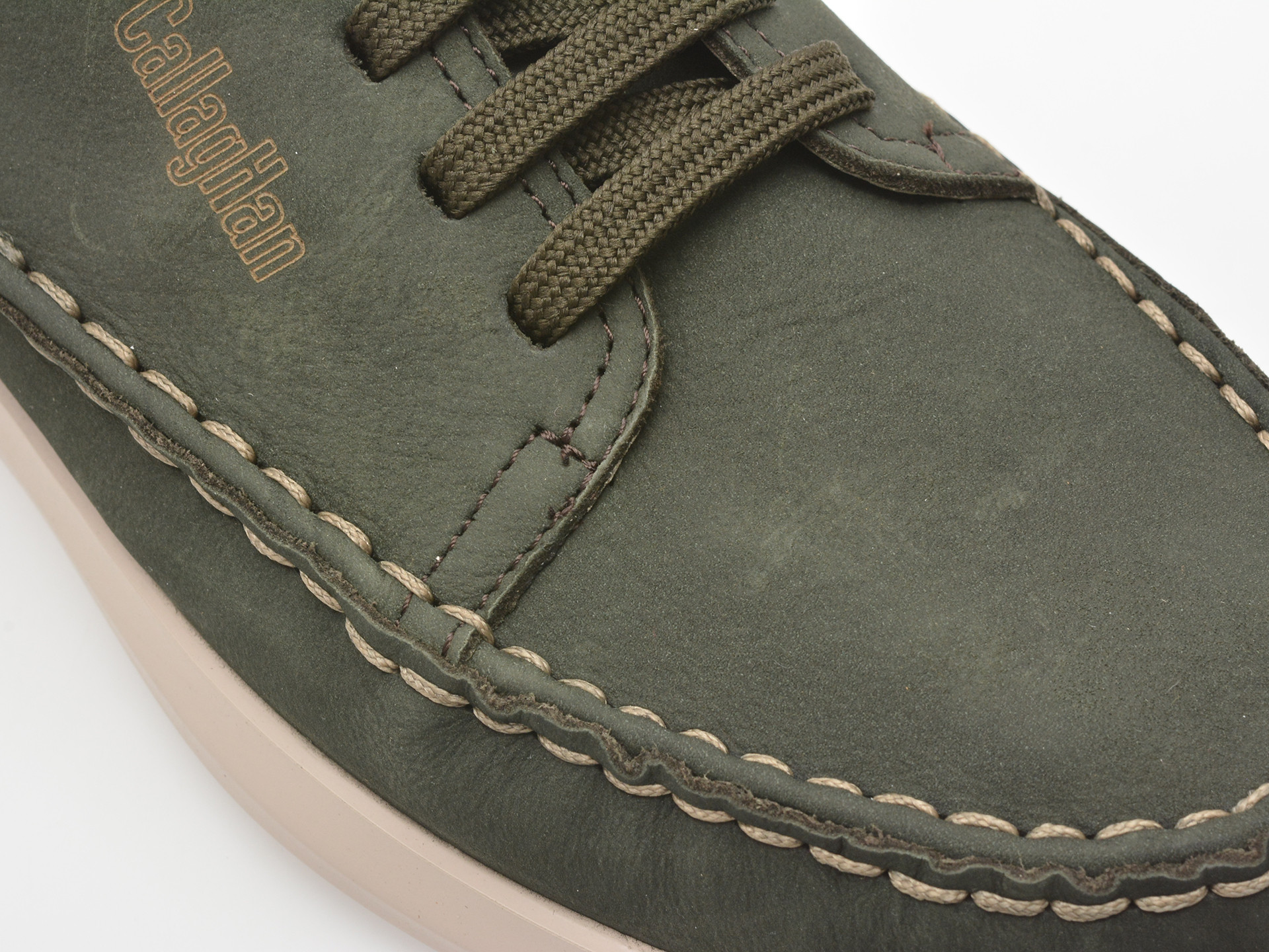 Mocasini CALLAGHAN verzi, 62200, din nabuc