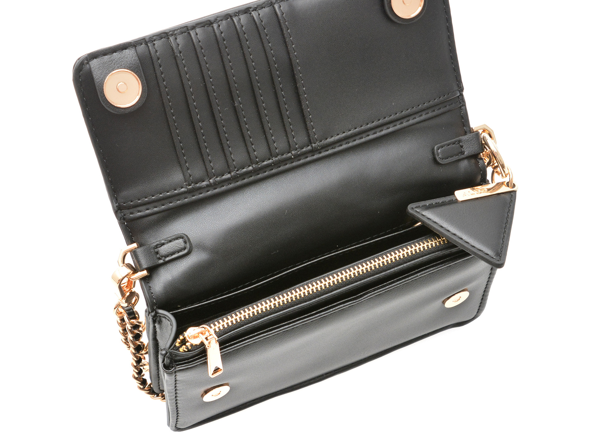 Geanta ALDO neagra, FIT EVERYTHING 001, din piele ecologica