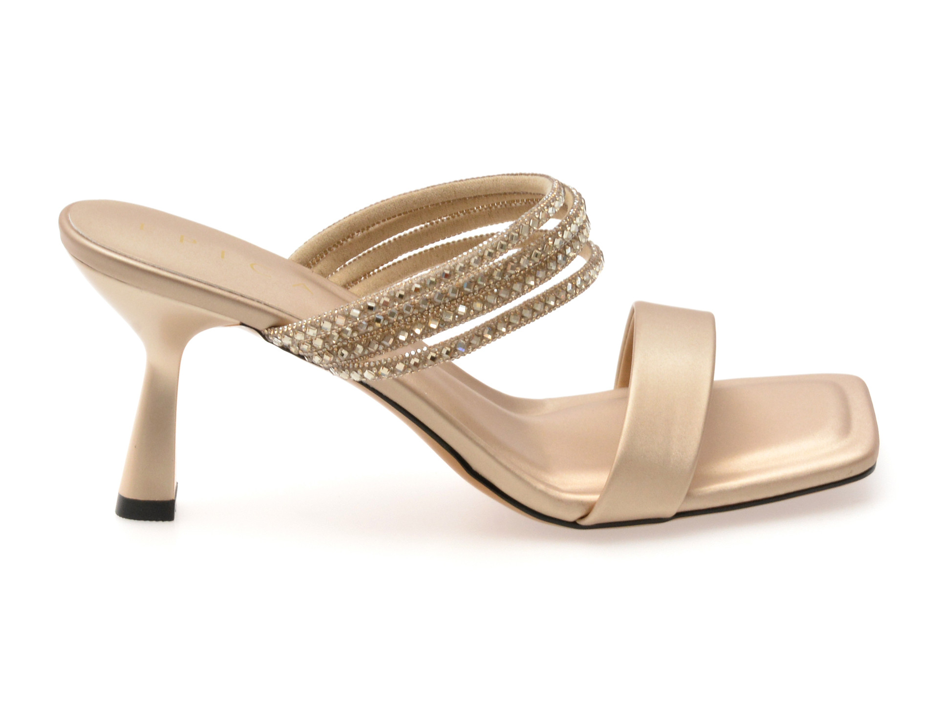 Papuci EPICA aurii, 2367, din piele ecologica