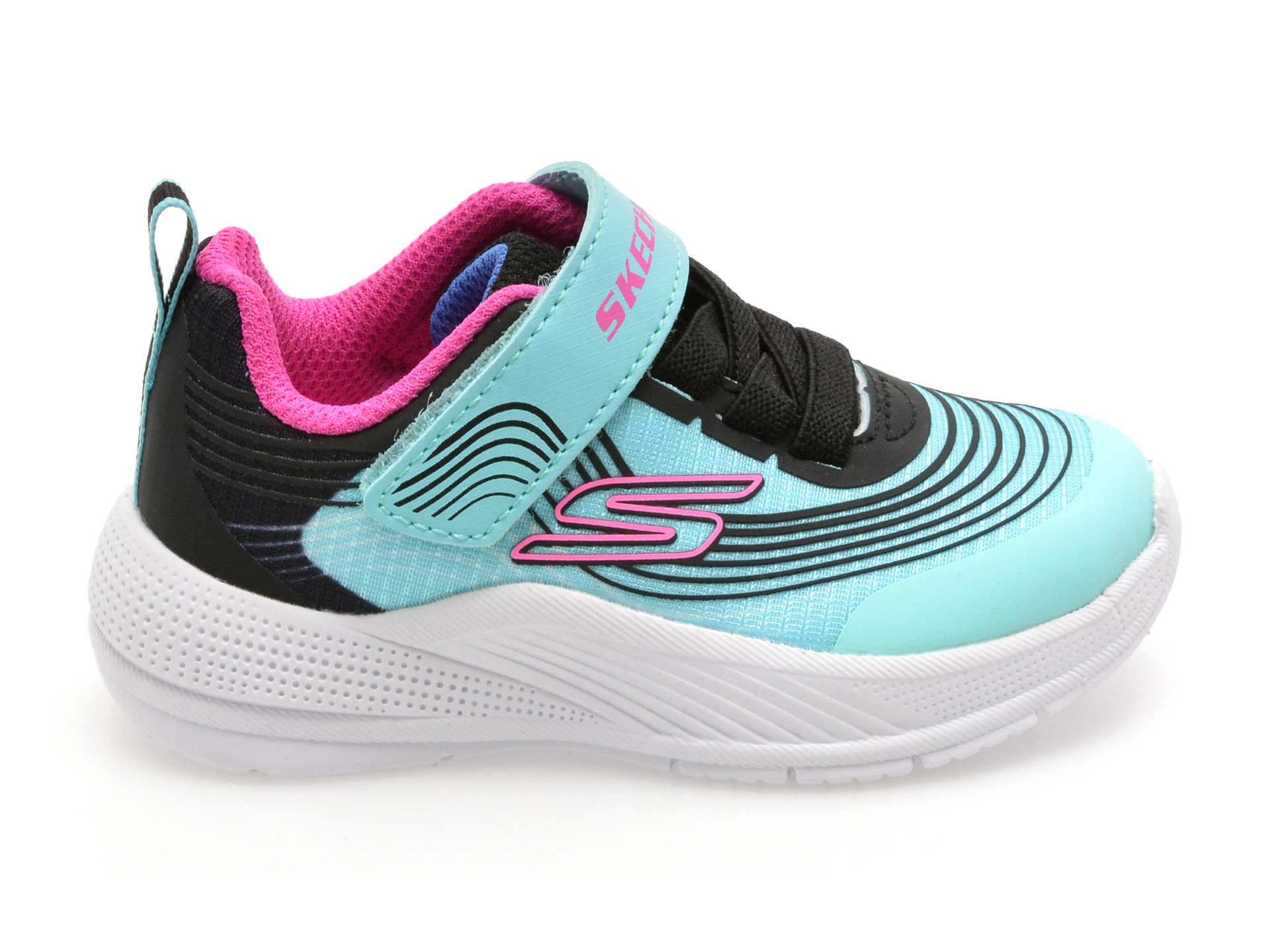 Pantofi sport SKECHERS albastri, MICROSPEC ADVANCE, din material textil