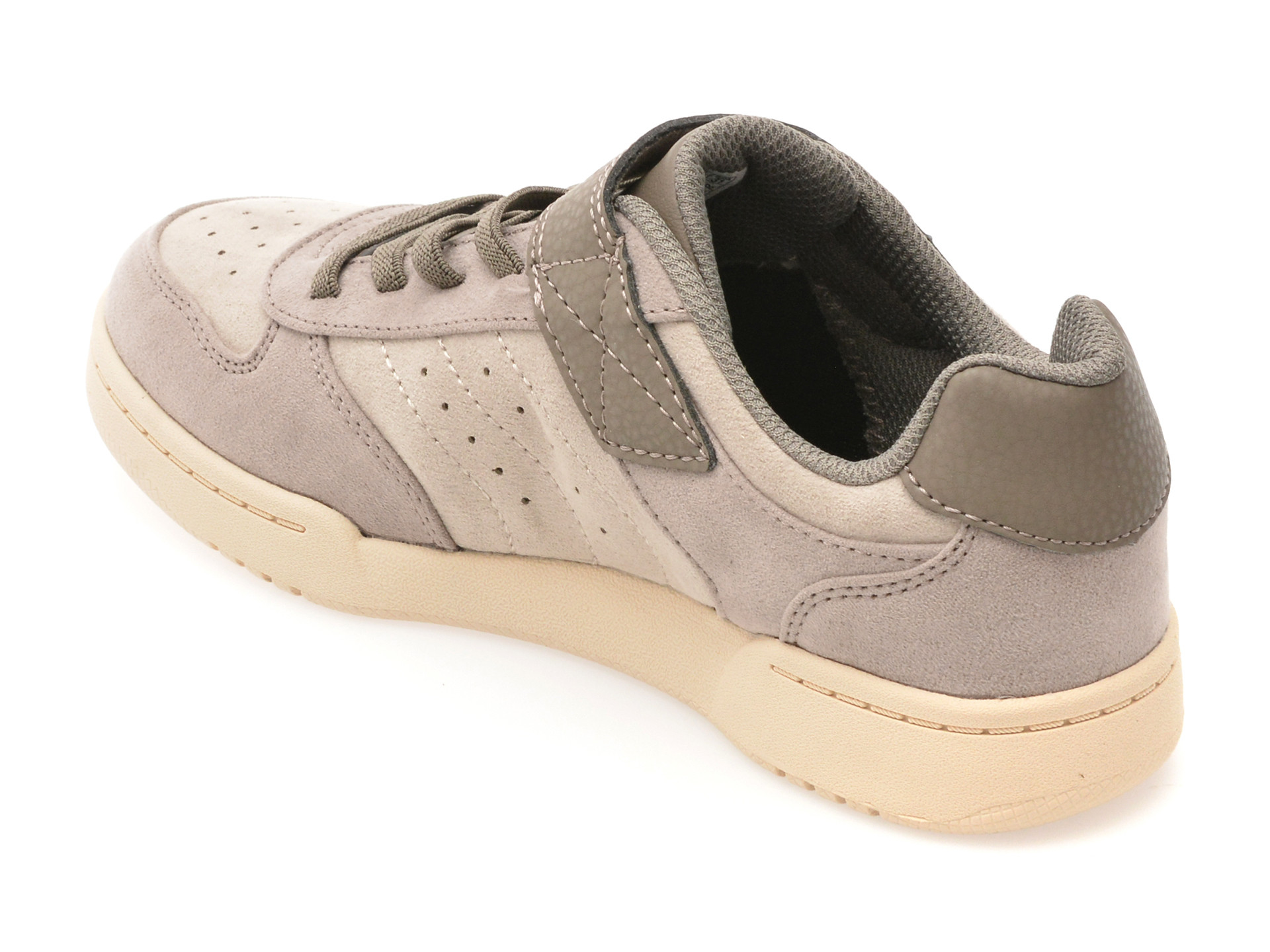 Pantofi sport SKECHERS gri, QUICK STREET, din material textil