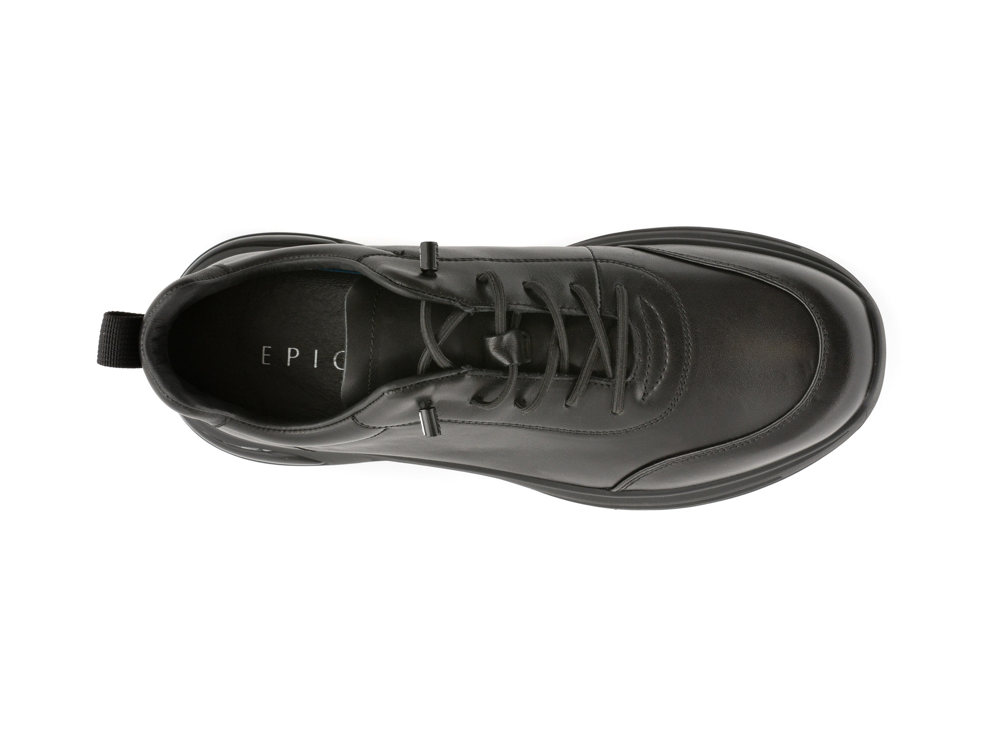 Pantofi sport EPICA negri, T8167, din piele naturala