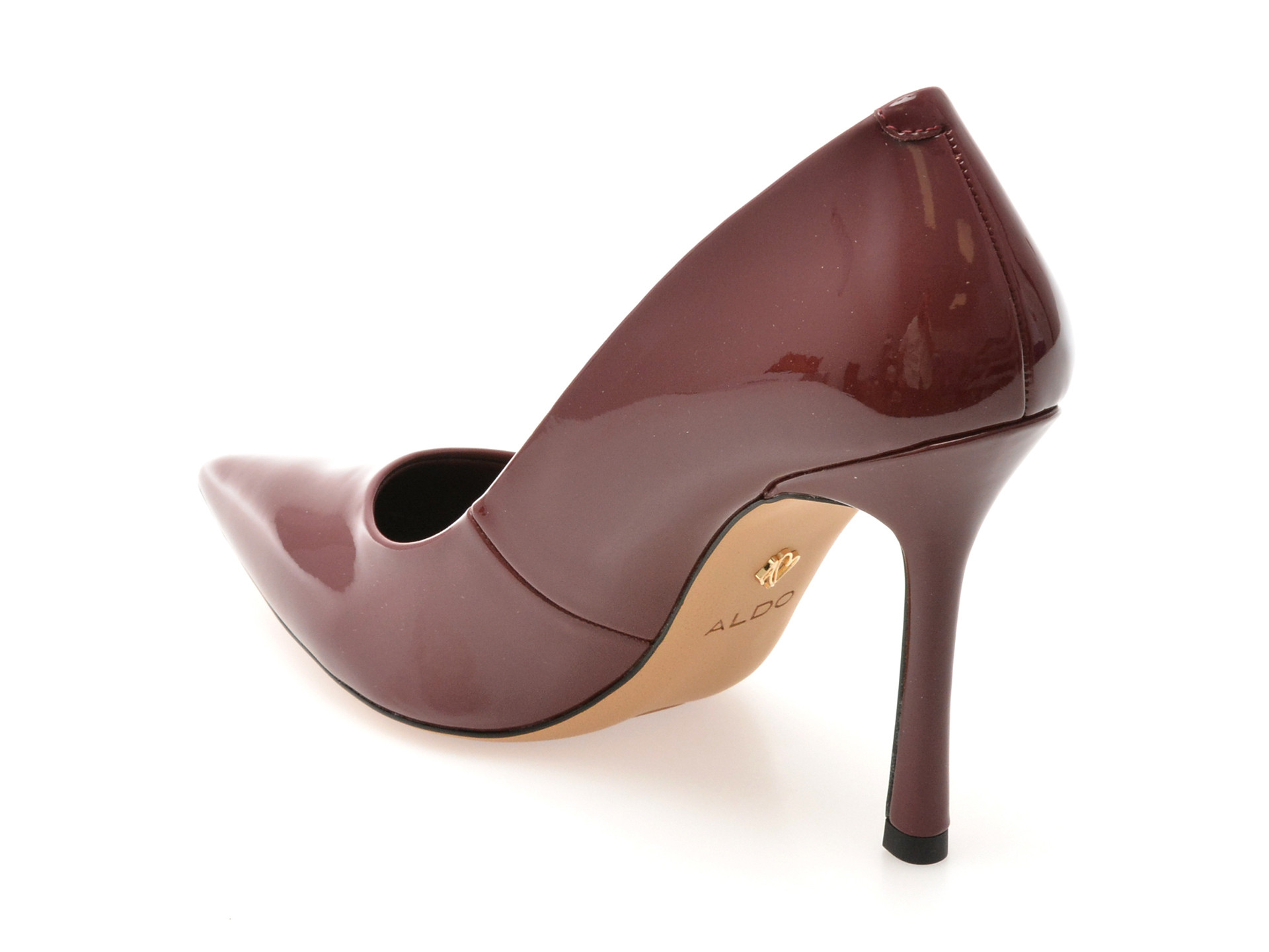 Pantofi eleganti ALDO rosii, STESSY 3.0, din piele ecologica lacuita