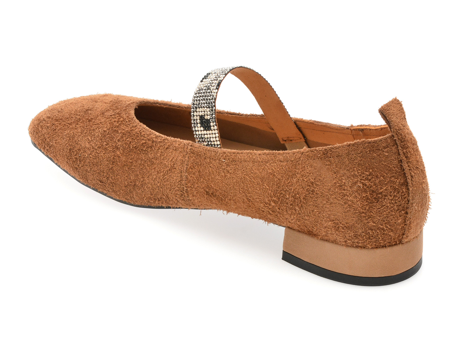 Balerini EPICA maro, 65070, din piele intoarsa