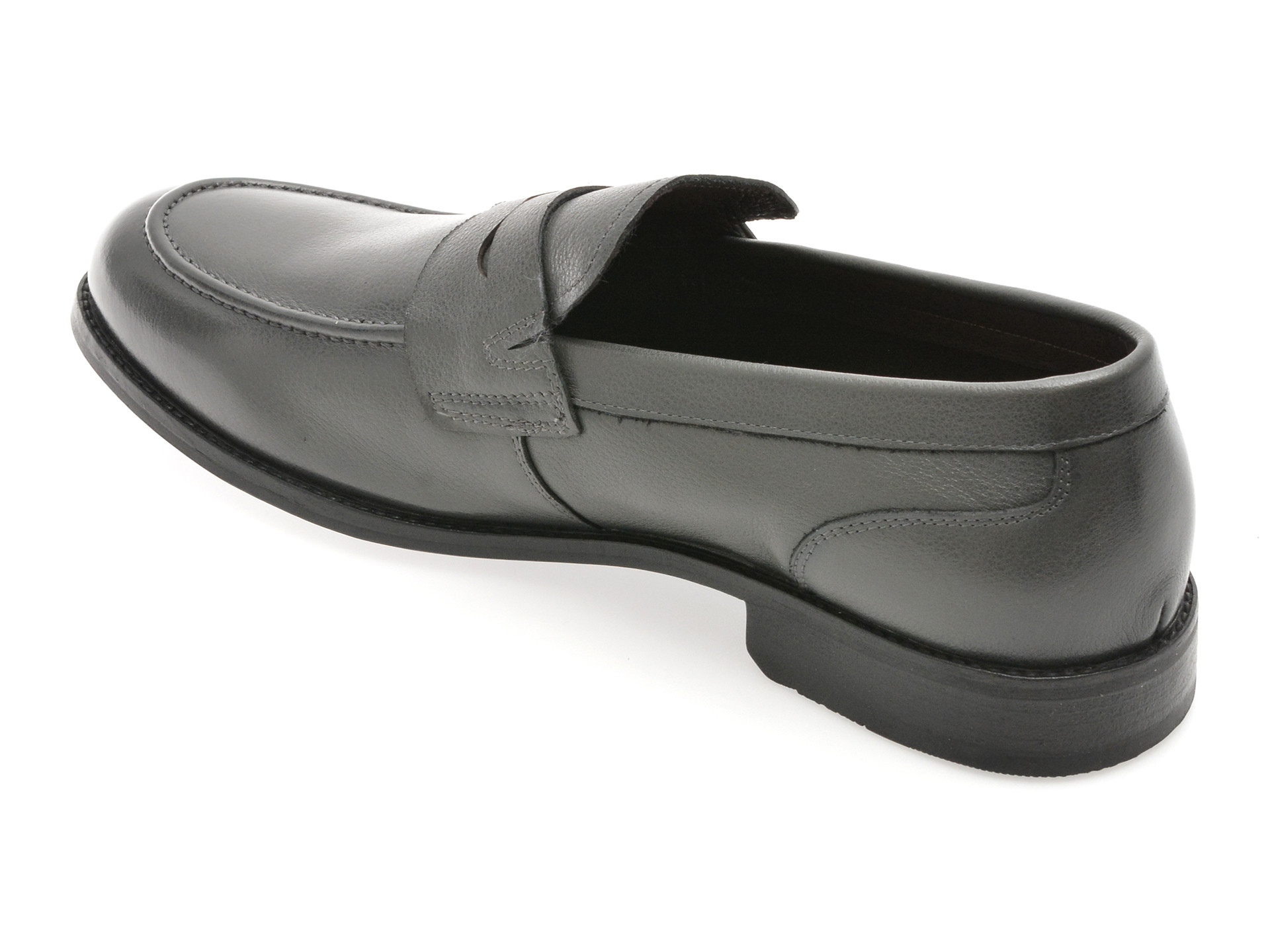 Mocasini eleganti EPICA gri, K57, din piele naturala