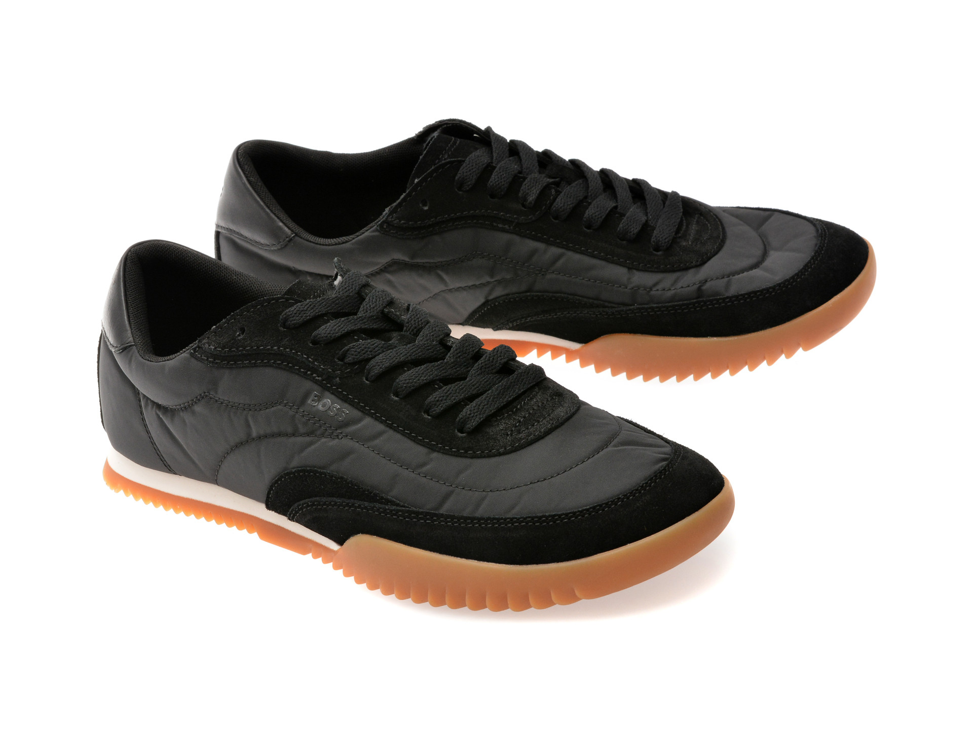 Pantofi sport BOSS negri, 2147, din material textil