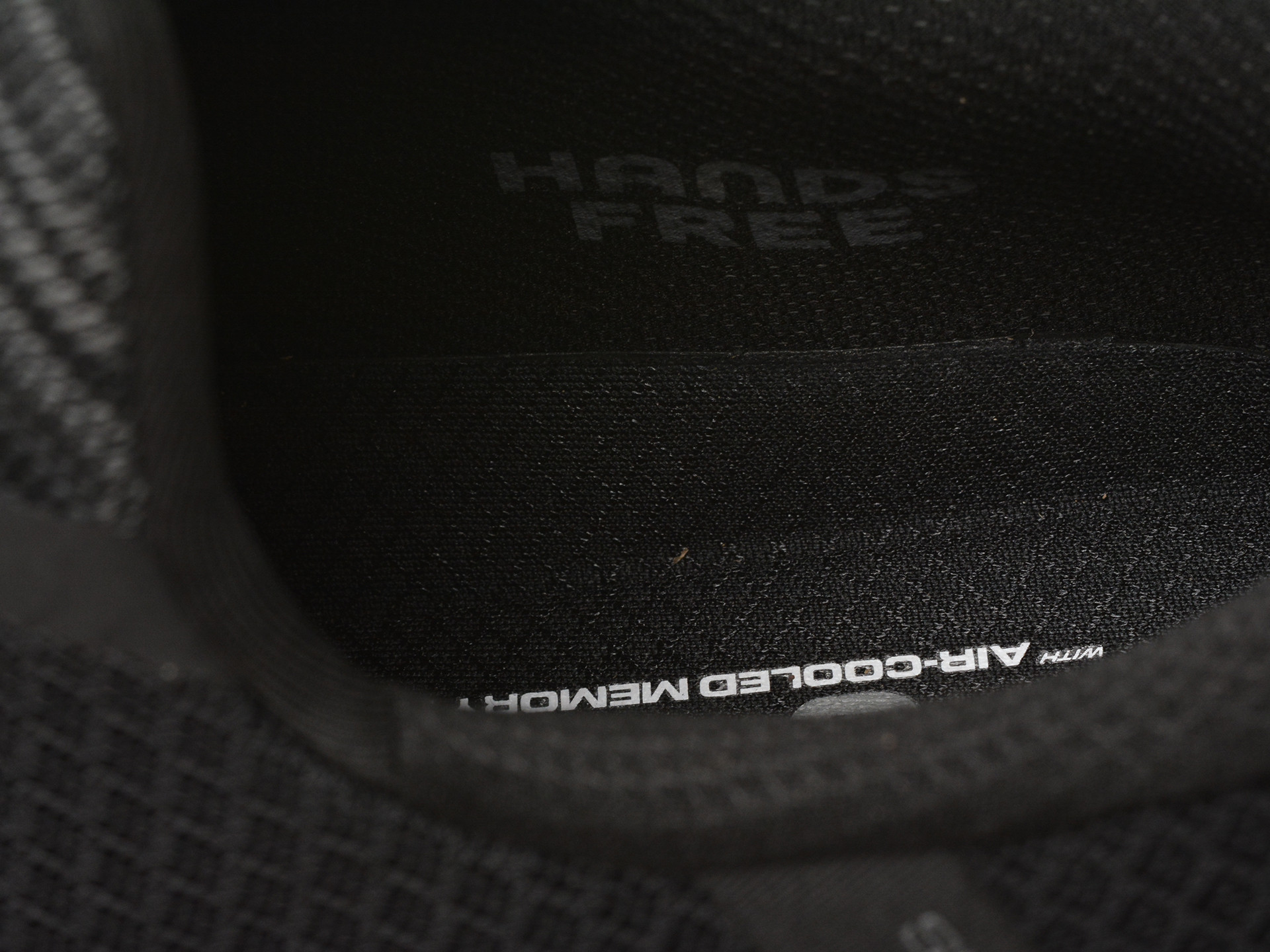 Pantofi sport SKECHERS negri, GLIDE-STEP, din material textil