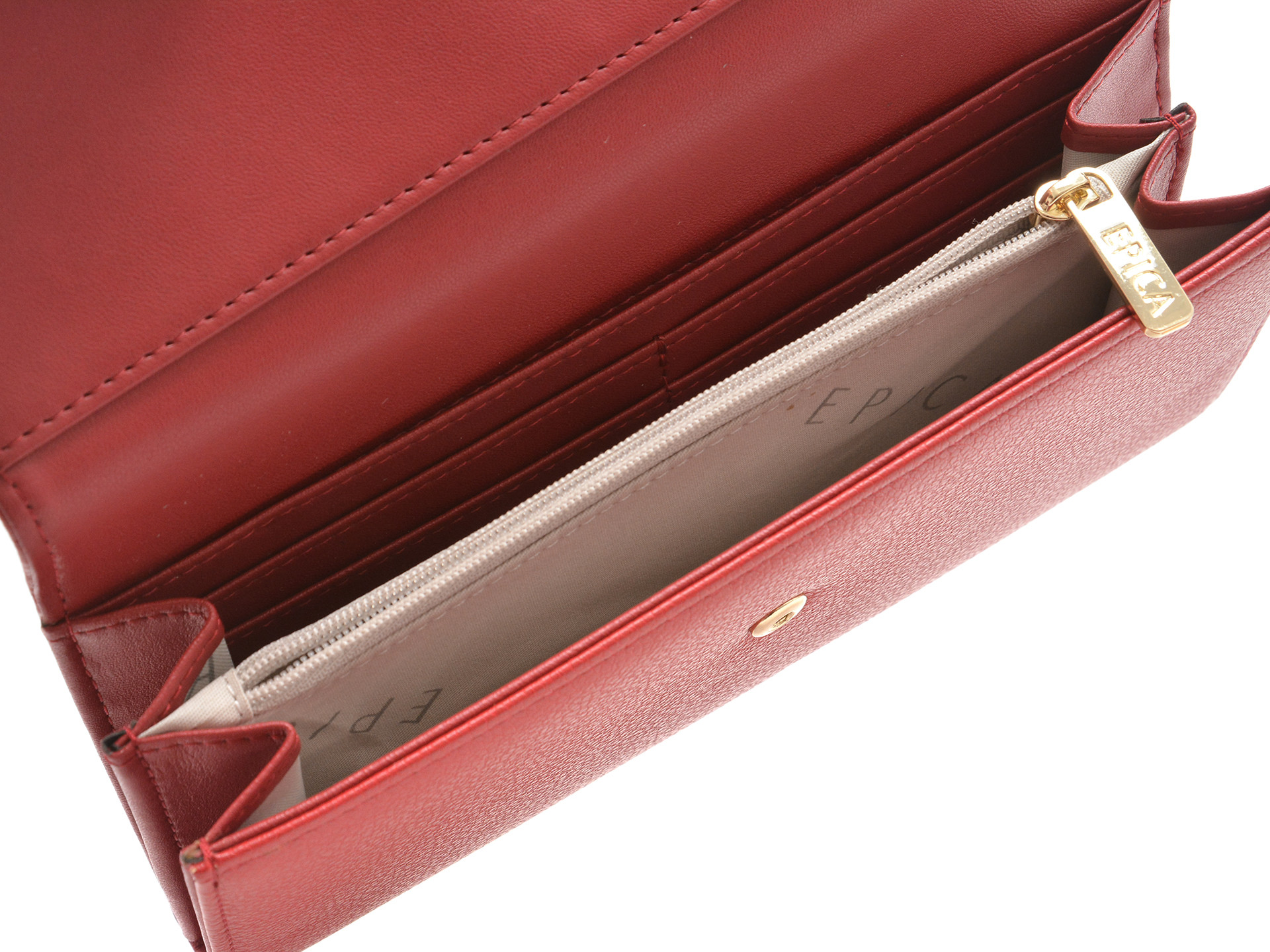 Portofel EPICA rosu, 830370, din piele ecologica