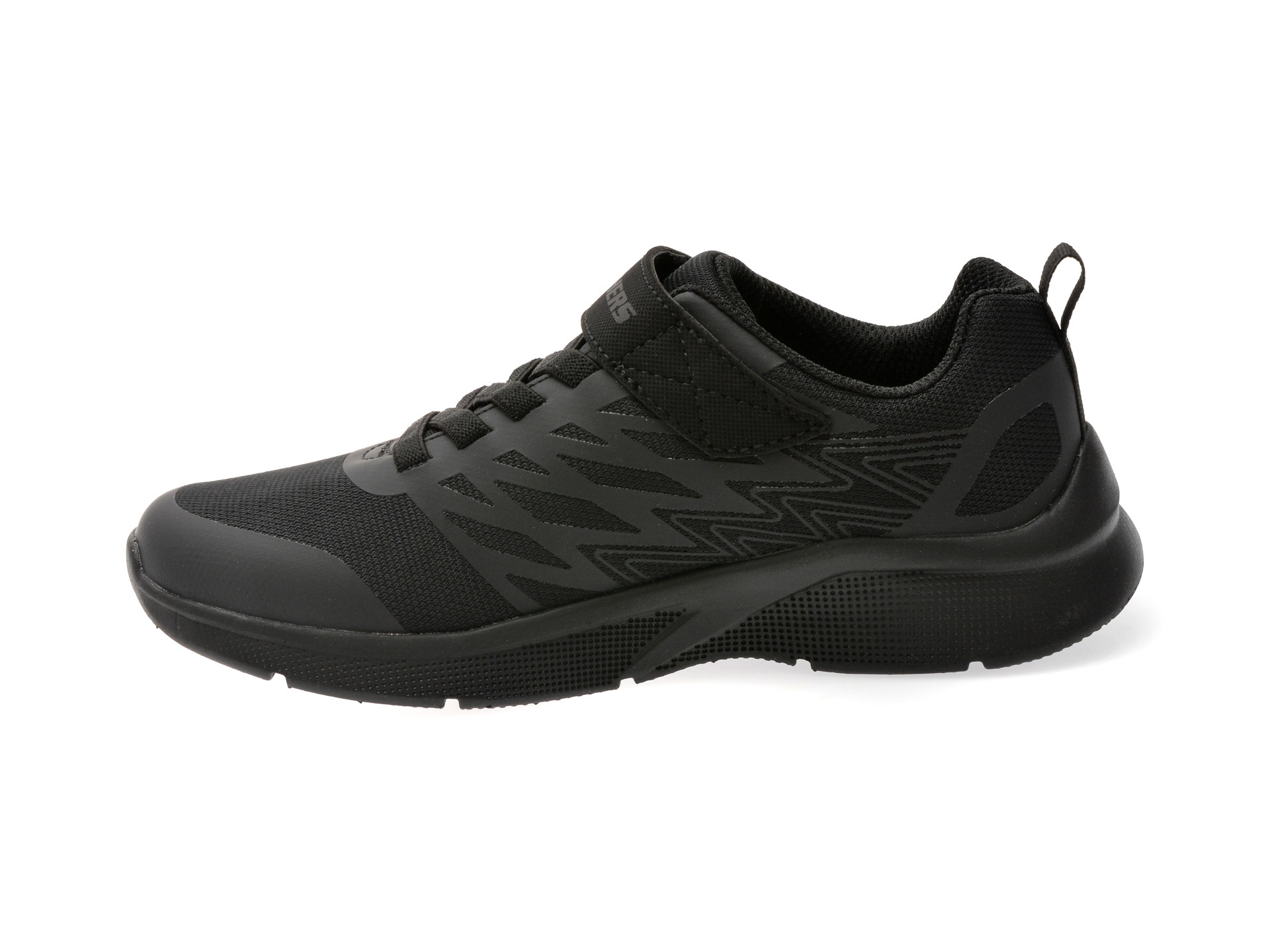 Pantofi sport SKECHERS negri, MICROSPEC, din material textil