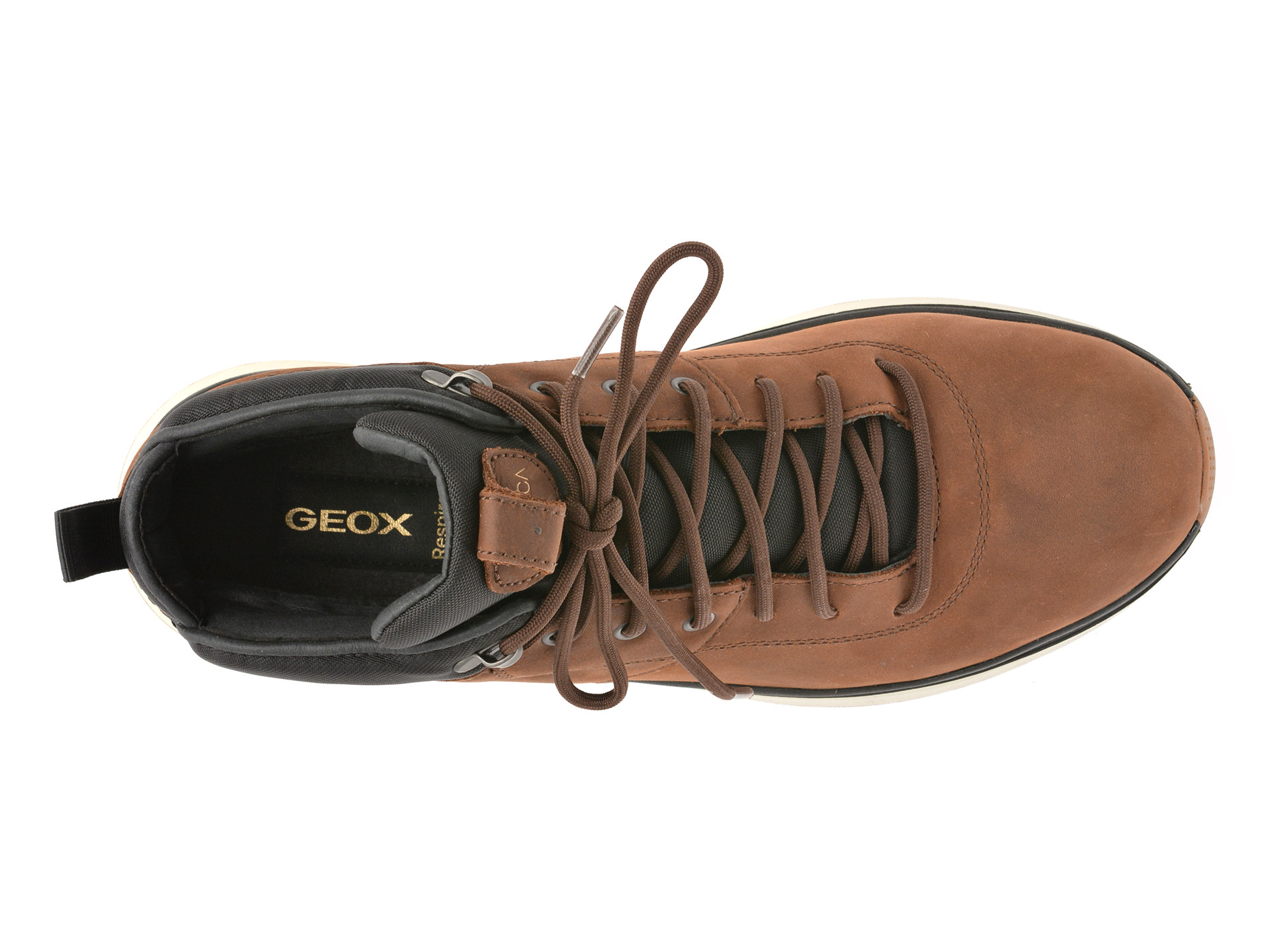 Ghete GEOX maro, U56HMC, din piele naturala