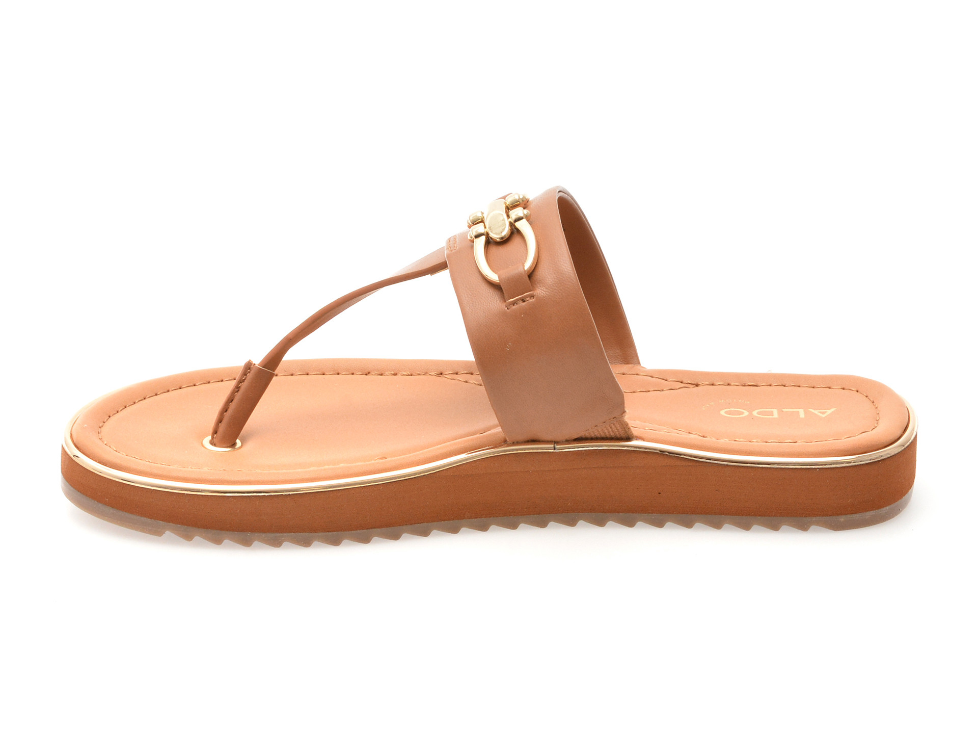 Papuci ALDO maro, LAJOLLA 230, din piele ecologica